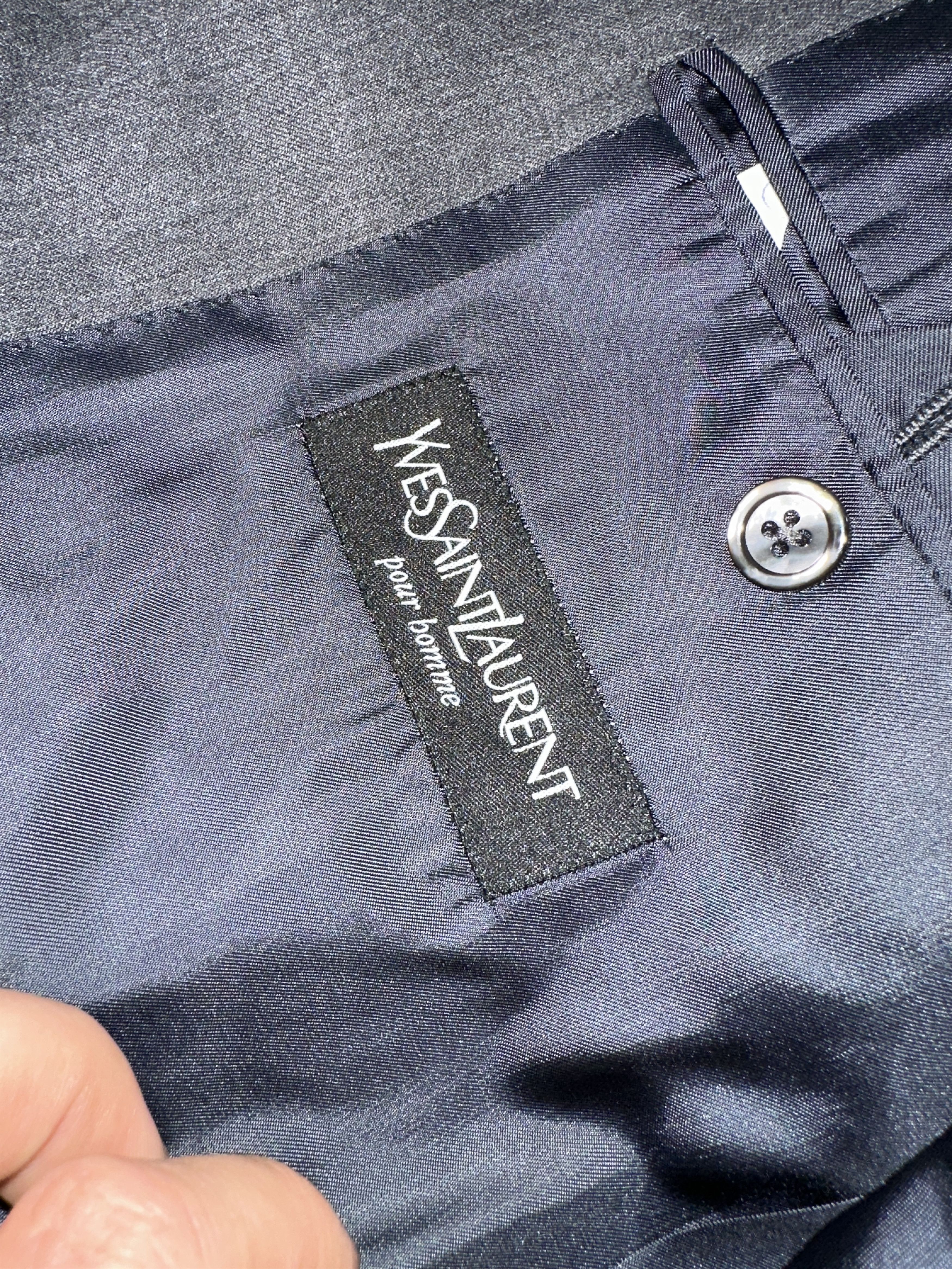 Yves Saint Laurent Yves Saint Laurent Homme Loro Piana Super 120 Blazer 54 6R Size 54R - 4 Thumbnail