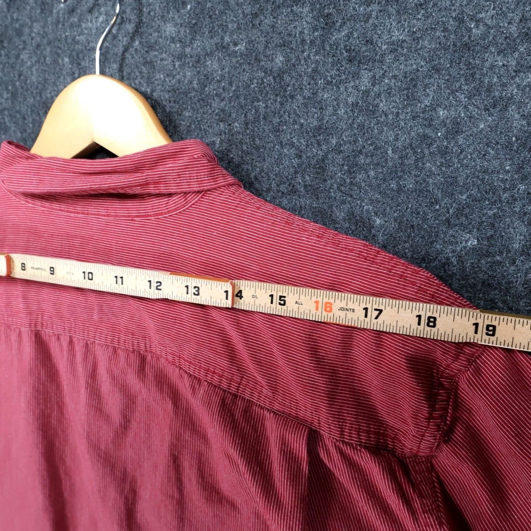 Vintage Sonoma Shirt Mens Large Red Casual Striped Poplin Cotton Button Down Excellent Size US L / EU 52-54 / 3 - 6 Thumbnail