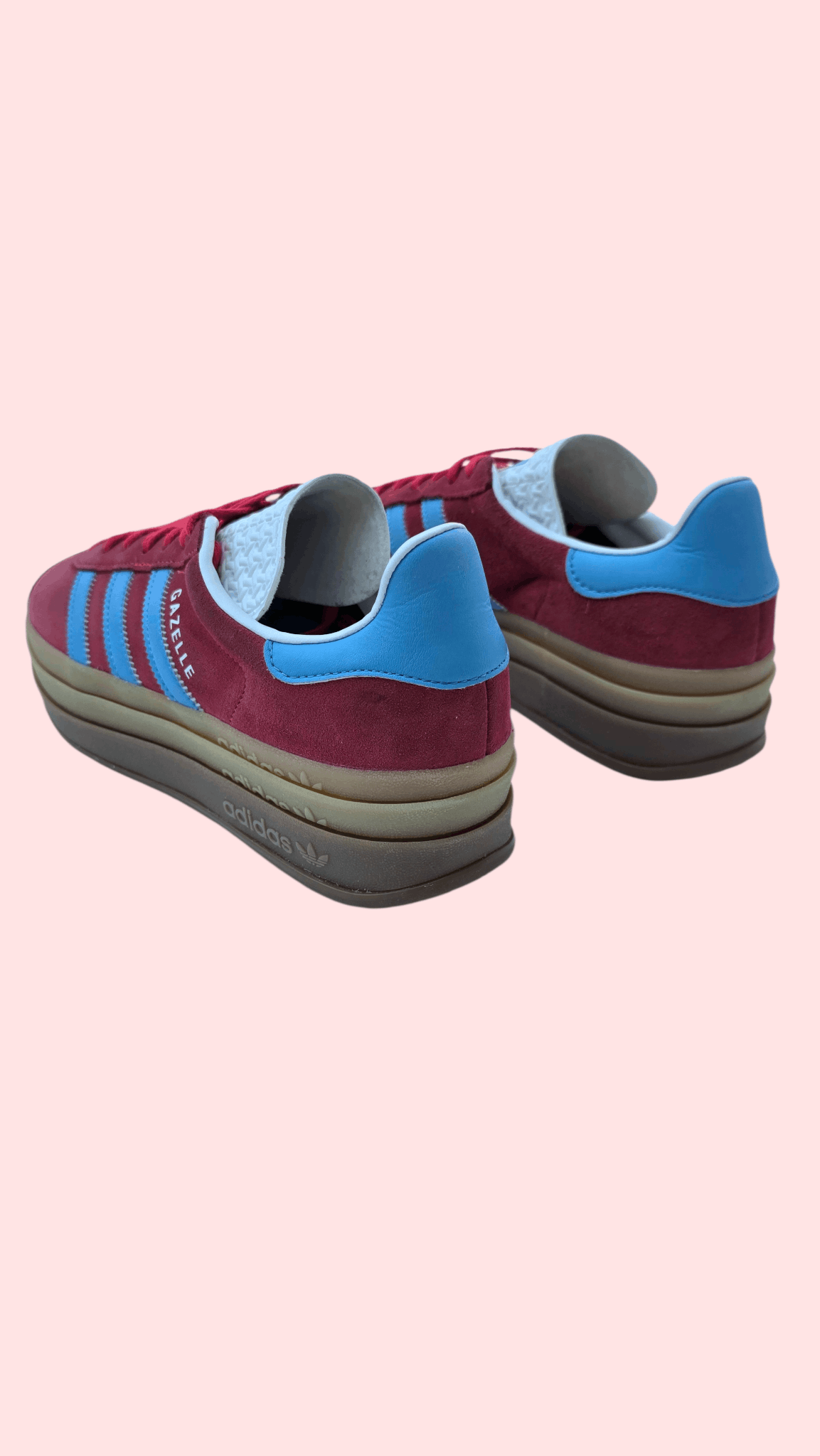 Adidas Adidas Gazelle Platform – Burgundy Suede-FASHIONELLA Size US 10 / IT 40 - 5 Thumbnail