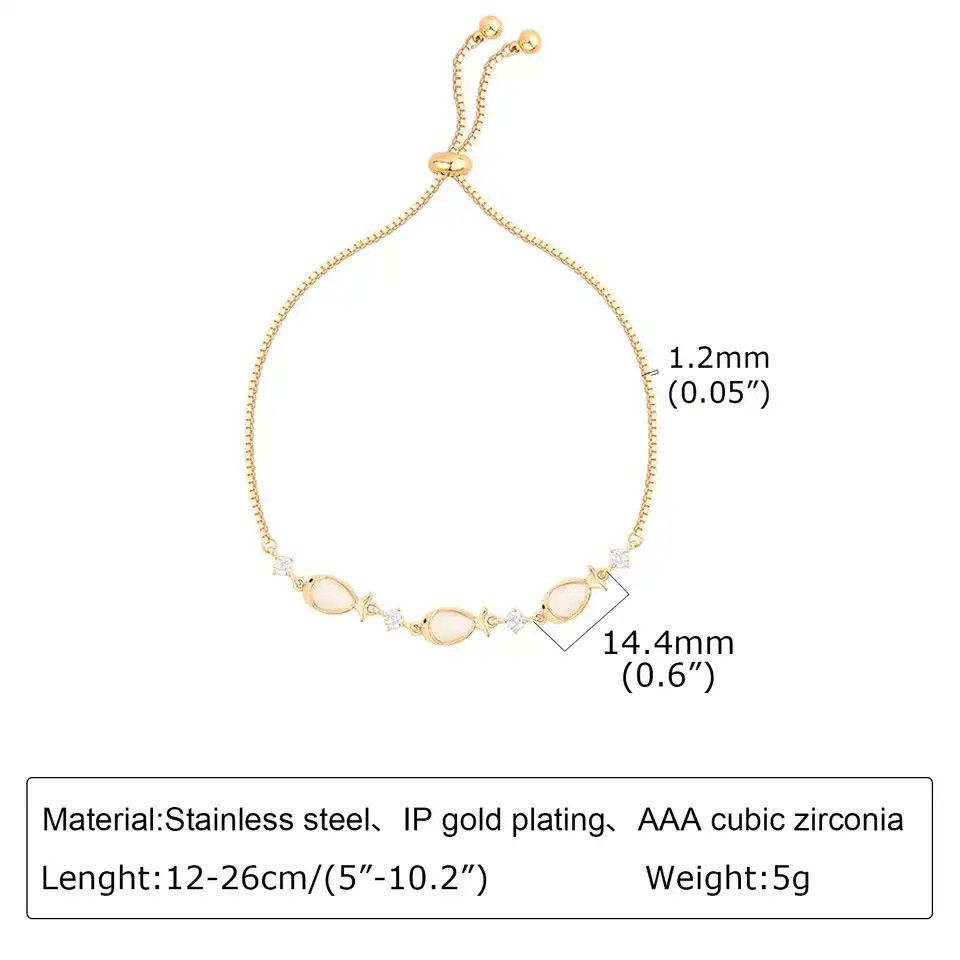 Other Elegant Small Fish Bracelet Size ONE SIZE - 2 Thumbnail