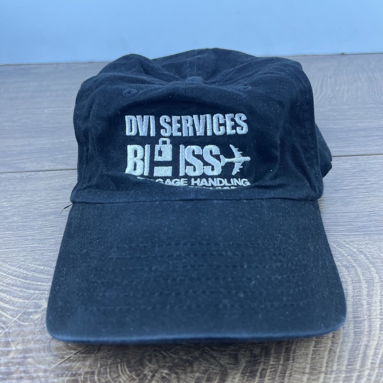 Other DVI Services Hat BI ISS Black Hat Adjustable Baggage Handlin Size ONE SIZE - 1 Thumbnail