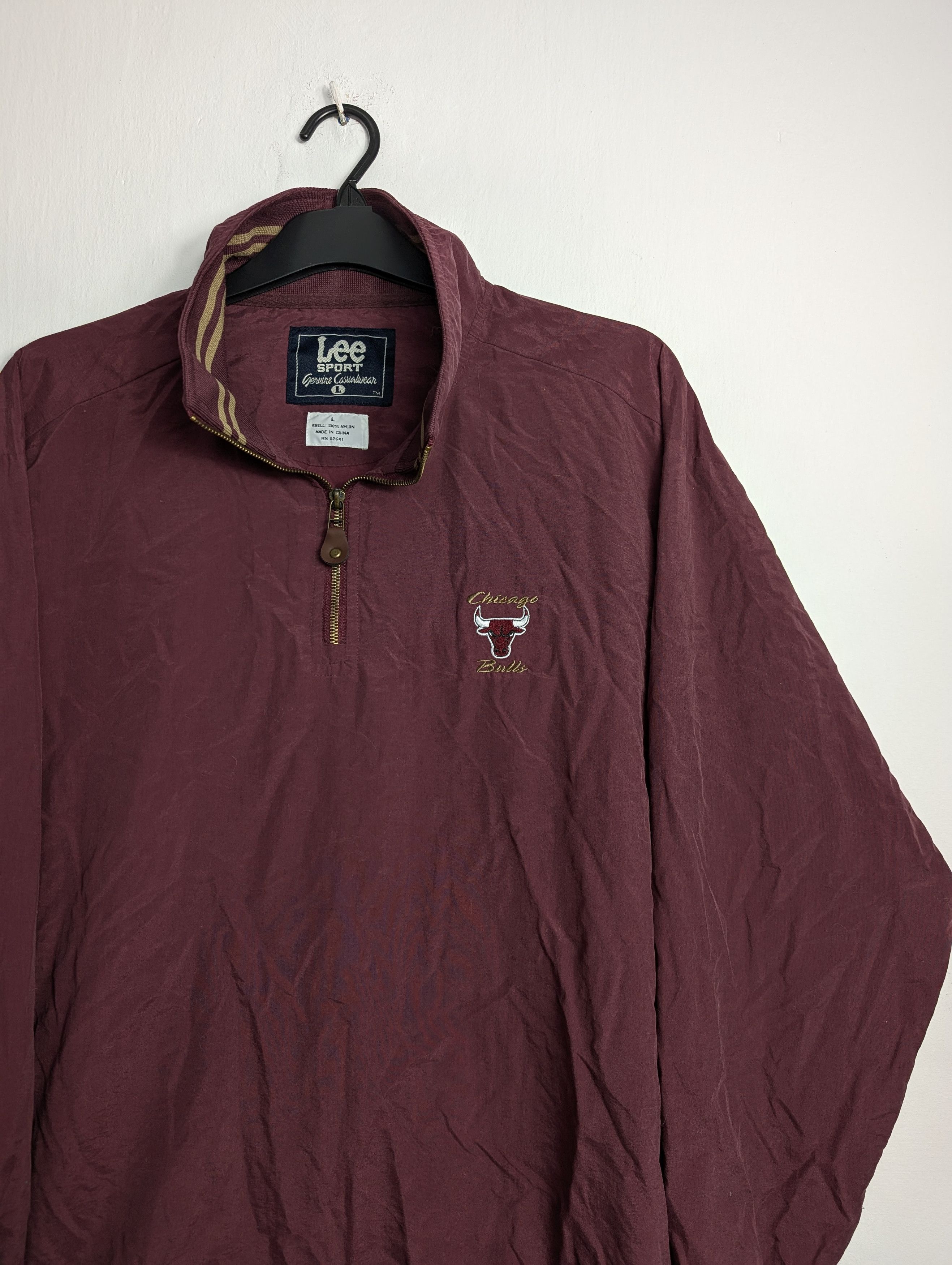 Lee Vintage Chicago Bulls Lee Sport Pullover Retro Y2K Boxy Size US L / EU 52-54 / 3 - 2 Thumbnail
