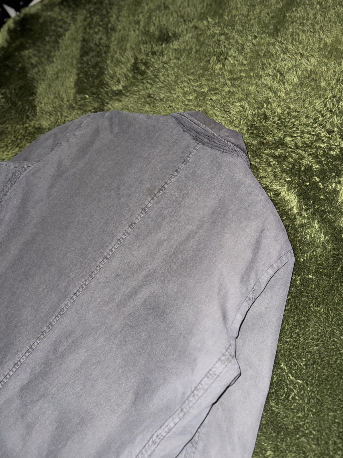 Japanese Brand [110] Series Washed Padded Snap Coat Jacket Grey Size US XL / EU 56 / 4 - 8 Thumbnail