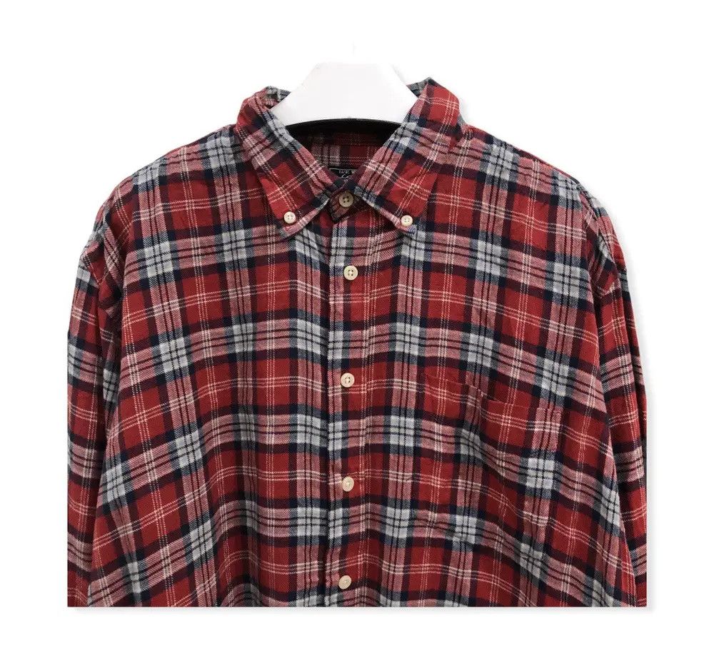 Flannel × Vintage Vintage Hip Chic Plaid Tartan Flannel Shirt 👕 Size US L / EU 52-54 / 3 - 2 Thumbnail