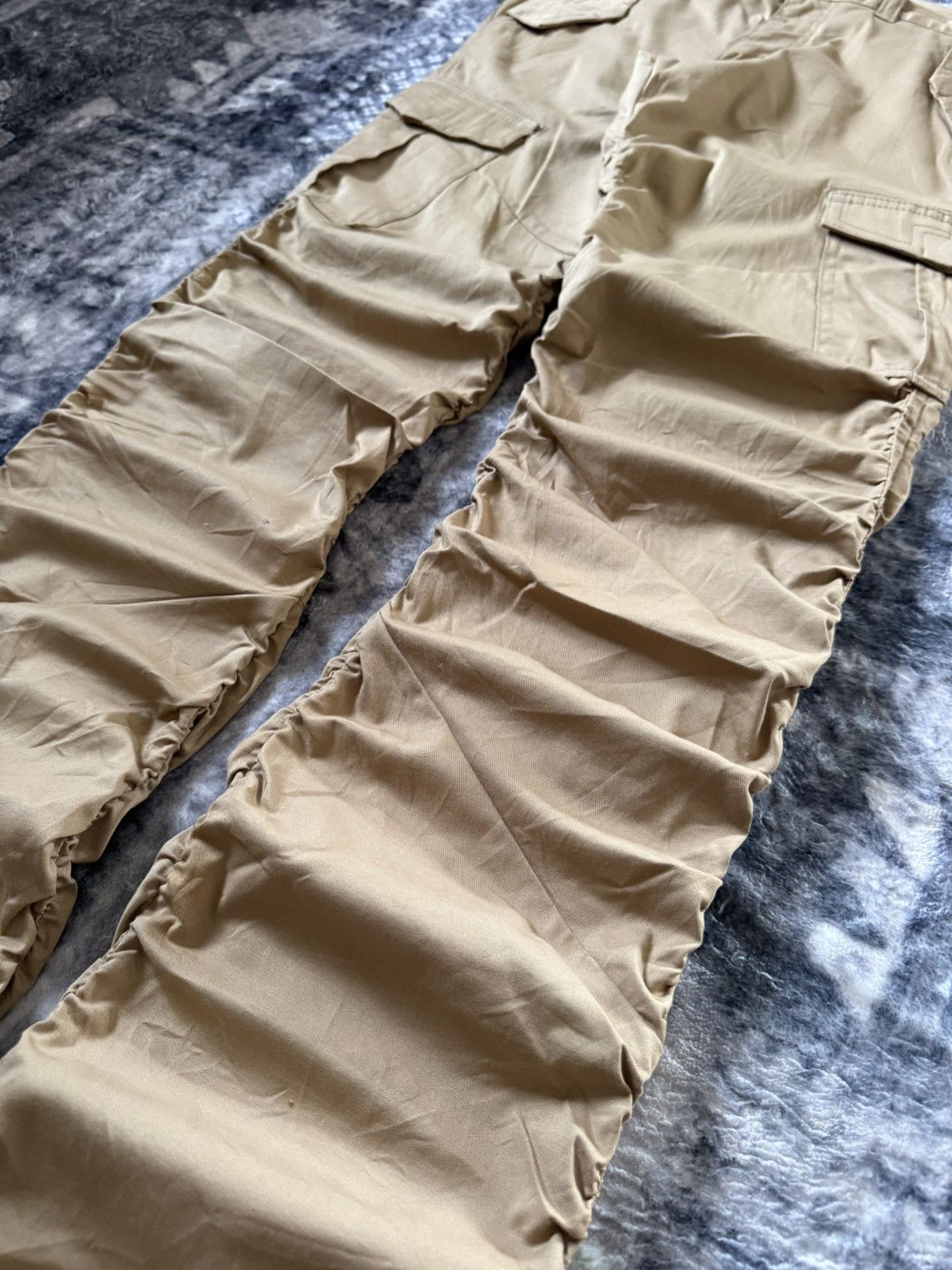 Tornado Mart Tornado Mart japan 40” inseam tornado stacked cargo pants Size US 32 / EU 48 - 4 Thumbnail