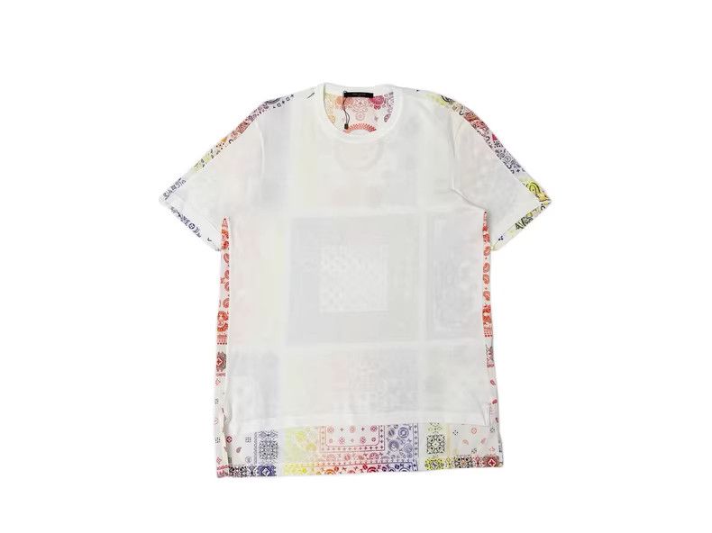 Louis Vuitton Louis Vuitton White Short Sleeve Silk Shirt Size US M / EU 48-50 / 2 - 1 Thumbnail