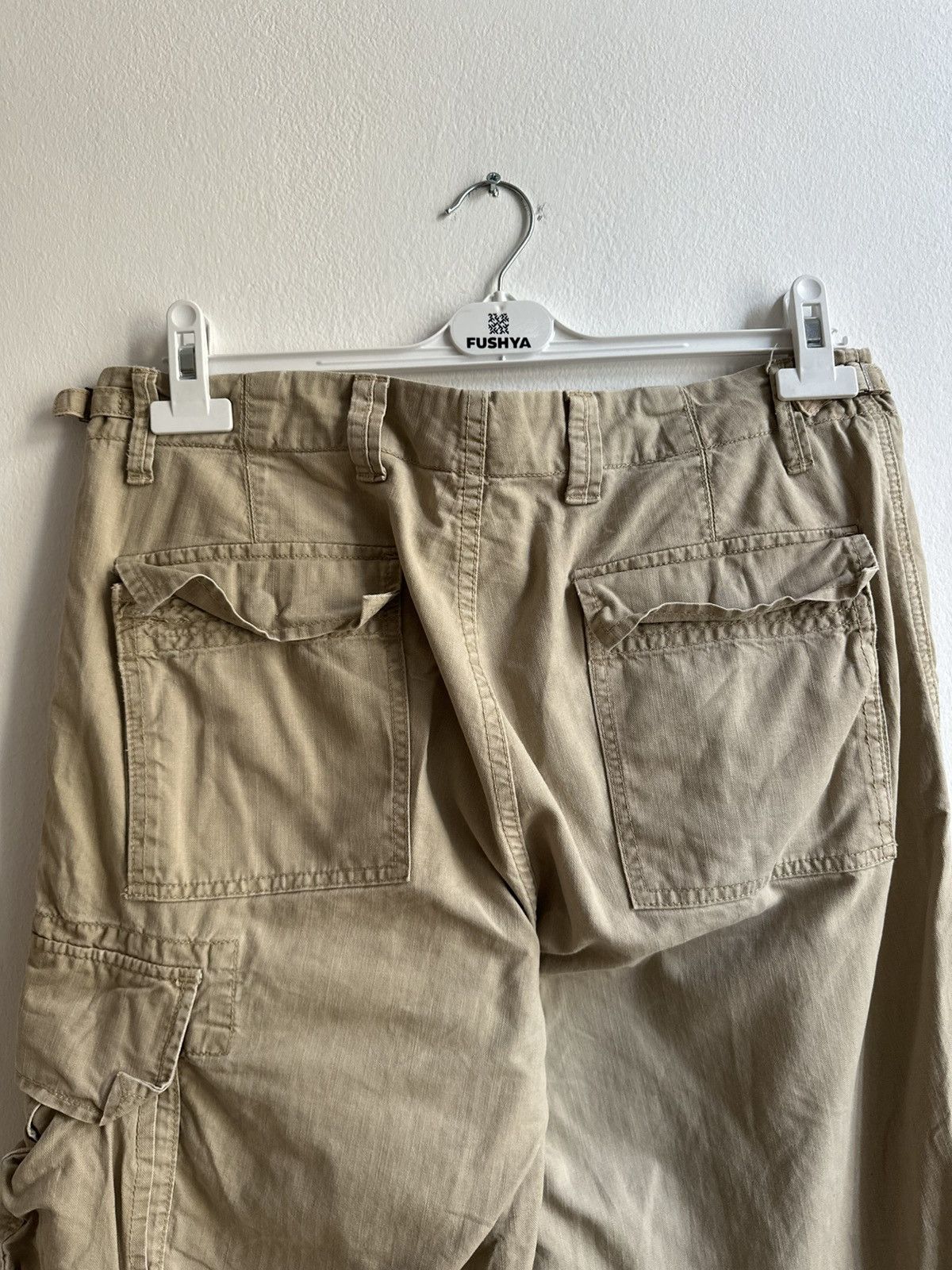 Polo Ralph Lauren Polo Ralph Lauren Vintage Baggy Army Style Cargo Pants Size US 33 - 8 Thumbnail