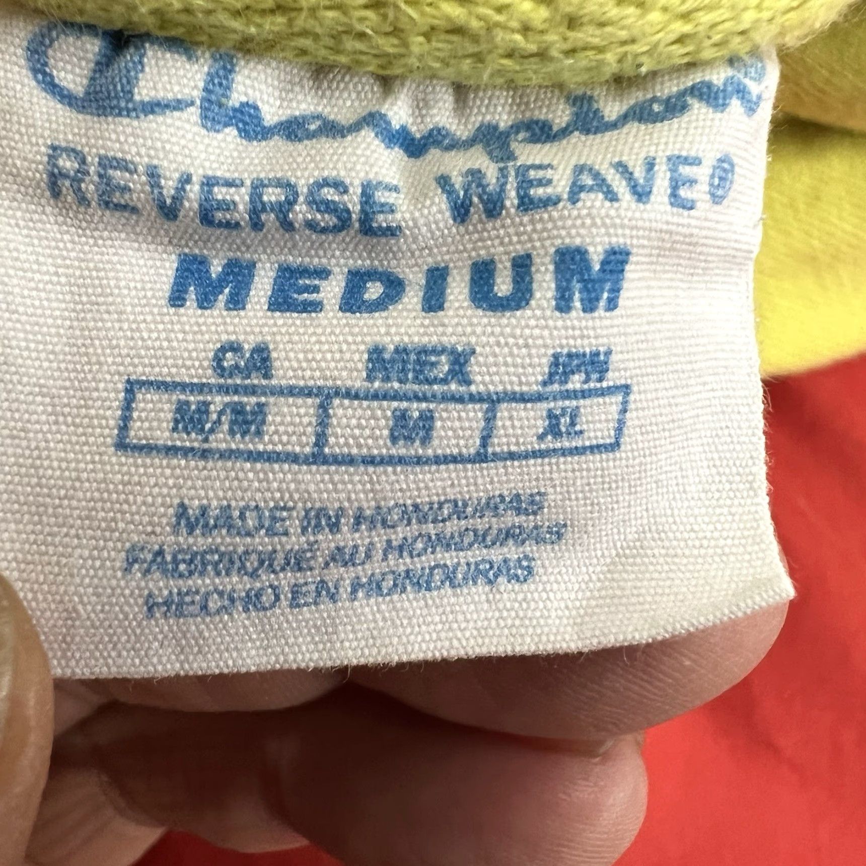 Champion Champion Reverse Weave Puff Hoodie Adult Size M Yellow Mens Size US M / EU 48-50 / 2 - 6 Thumbnail