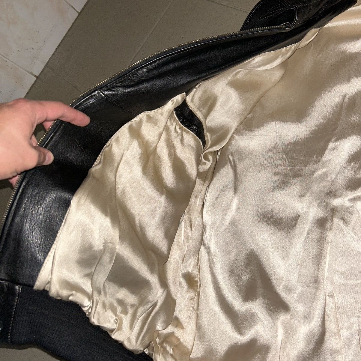 Avirex Vintage Leather Styled Aviation Retro Bomber Vincennes 1928 Size US L / EU 52-54 / 3 - 17 Thumbnail
