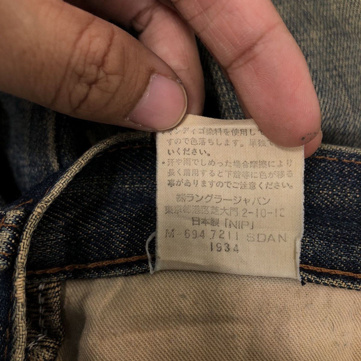 Japanese Brand 🔥90’s Rare Distressed Denim Jeans Wrangler Selvedges USA Size US 30 / EU 46 - 19 Thumbnail