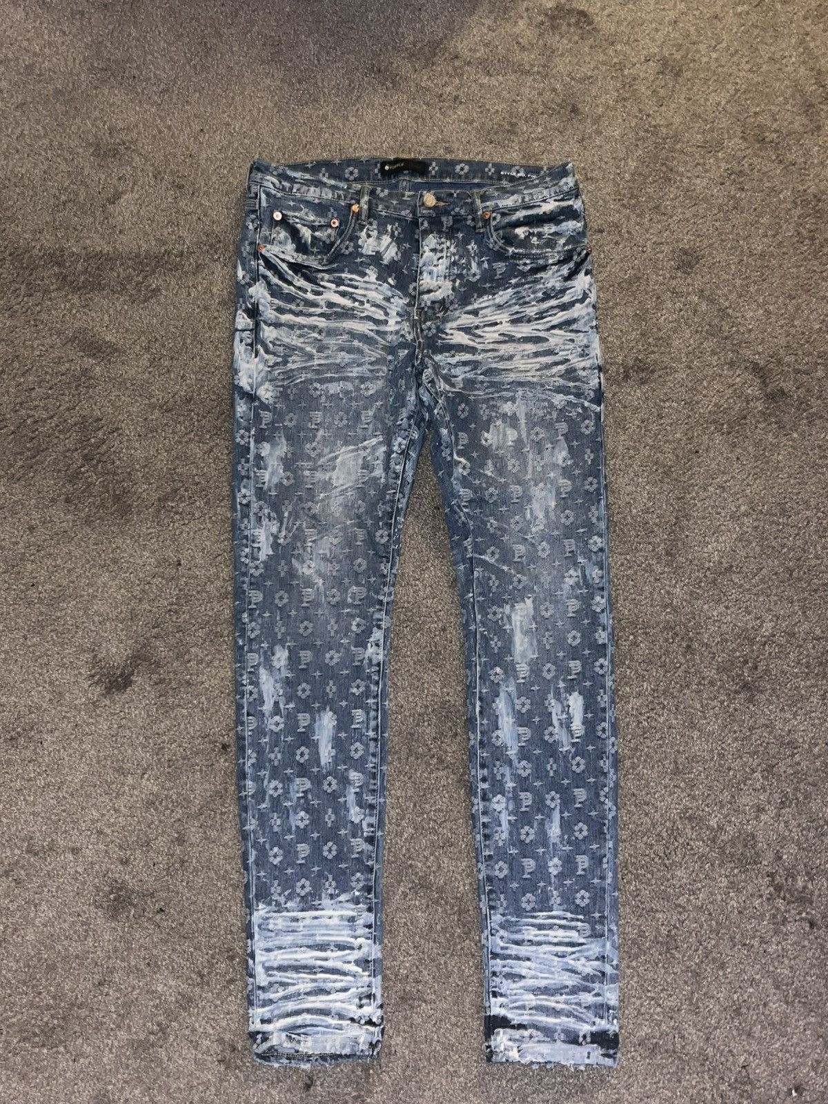 Purple Brand Purple Brand - Style No. P001 Size US 34 / EU 50 - 1 Thumbnail