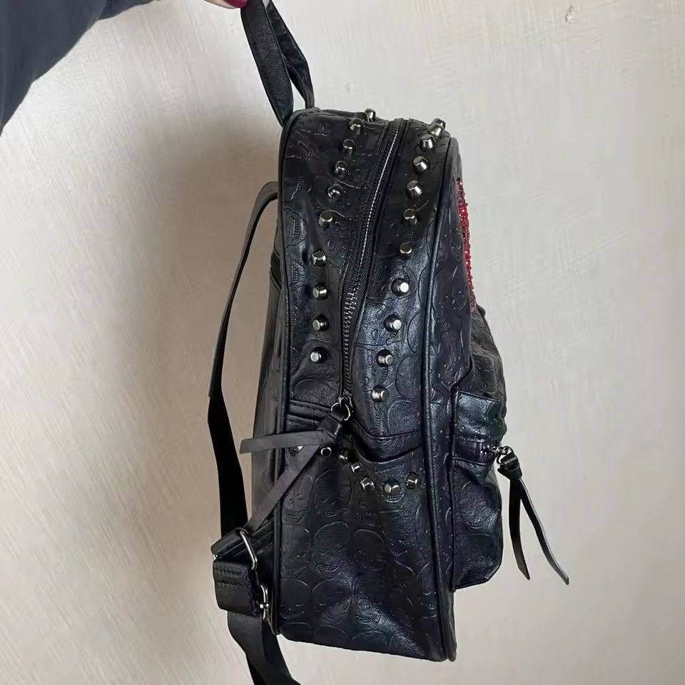 Other Gothic Punk Backpack Cross Skeleton School Skull Bag Size ONE SIZE - 3 Thumbnail