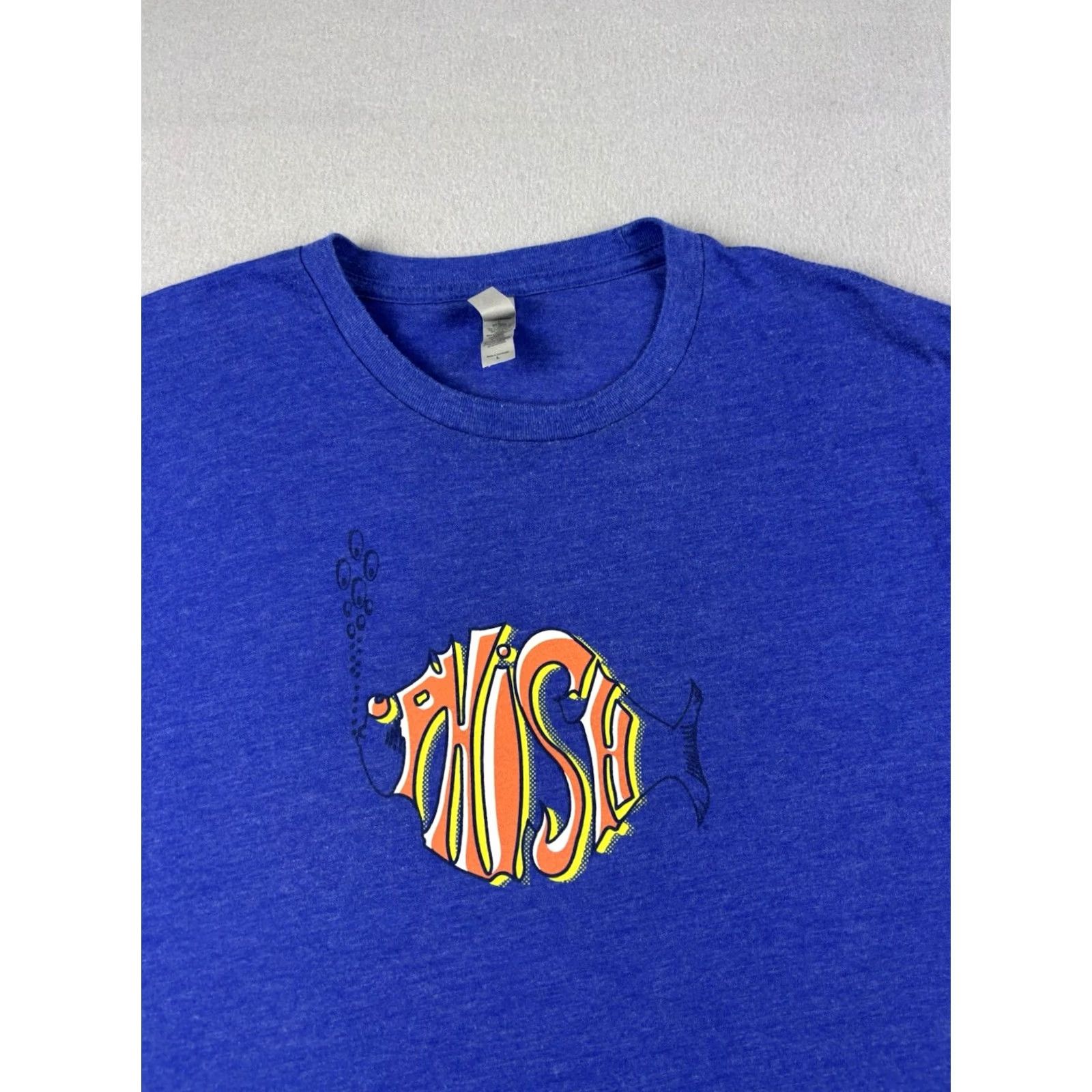 Vintage Phish Band Shirt Adult L Blue Short Sleeve 2019 Tour Music Graphic Print Crew Neck Cotton T-Shirt Regular Mens Size US L / EU 52-54 / 3 - 2 Thumbnail