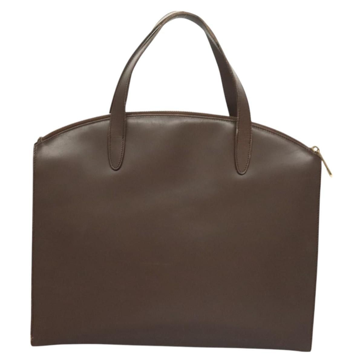 Gucci GUCCI Hand Bag Leather Brown Gold 000 1998 000 1998 Size ONE SIZE - 3 Thumbnail