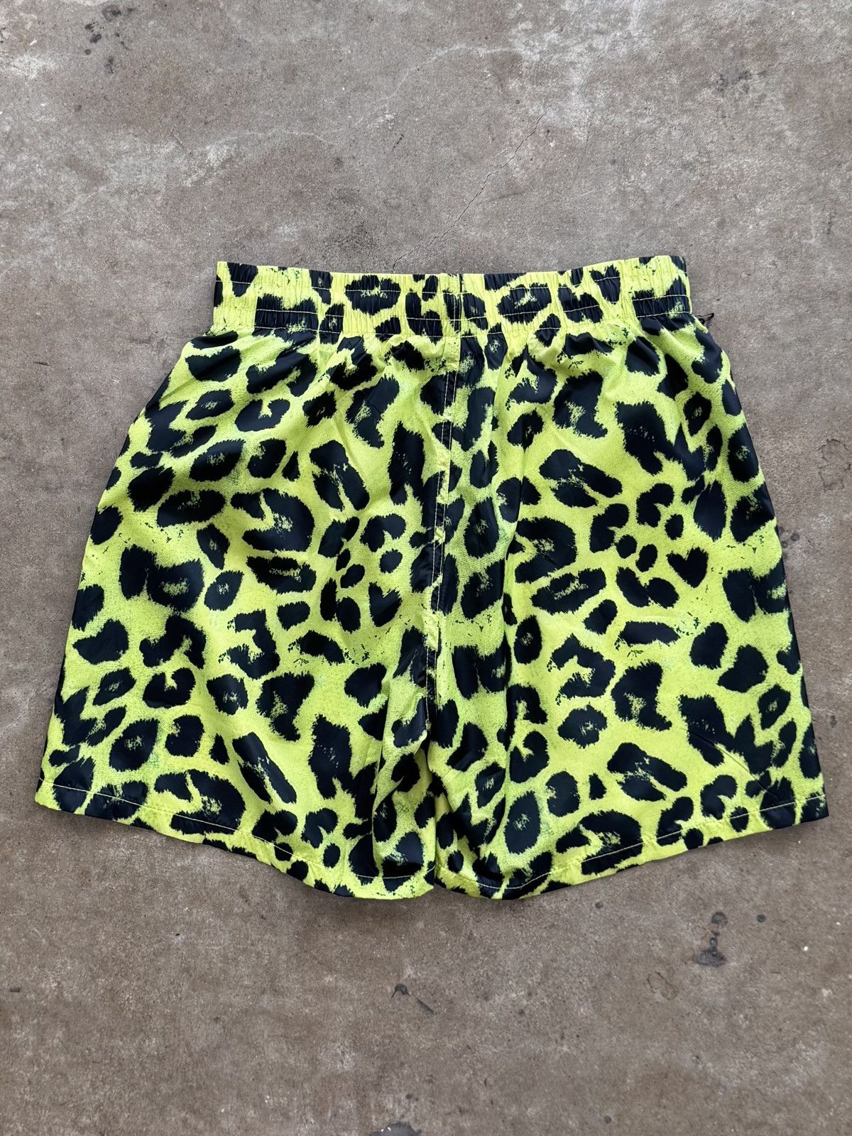 Pleasures Pleasures Leopard Running Short Lime 2XL Size US 38 / EU 54 - 5 Thumbnail