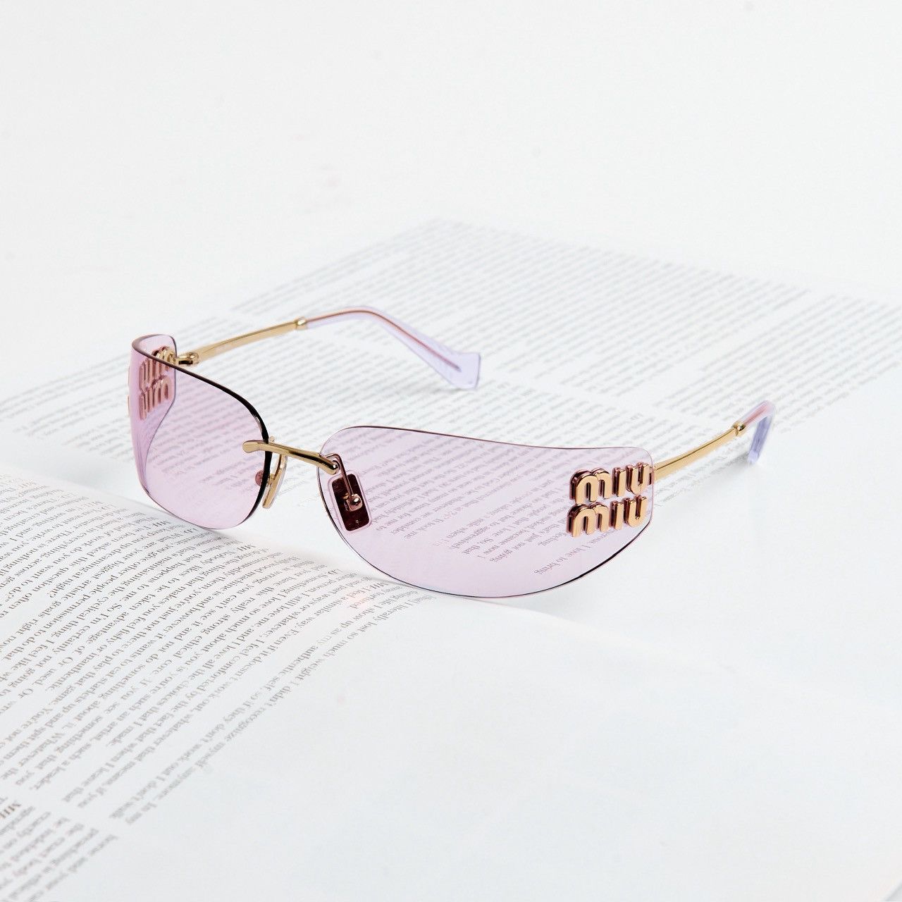 Miu Miu MIU MIU 0MU A51S ZVN90O SUNGLASSES Size ONE SIZE - 1 Thumbnail