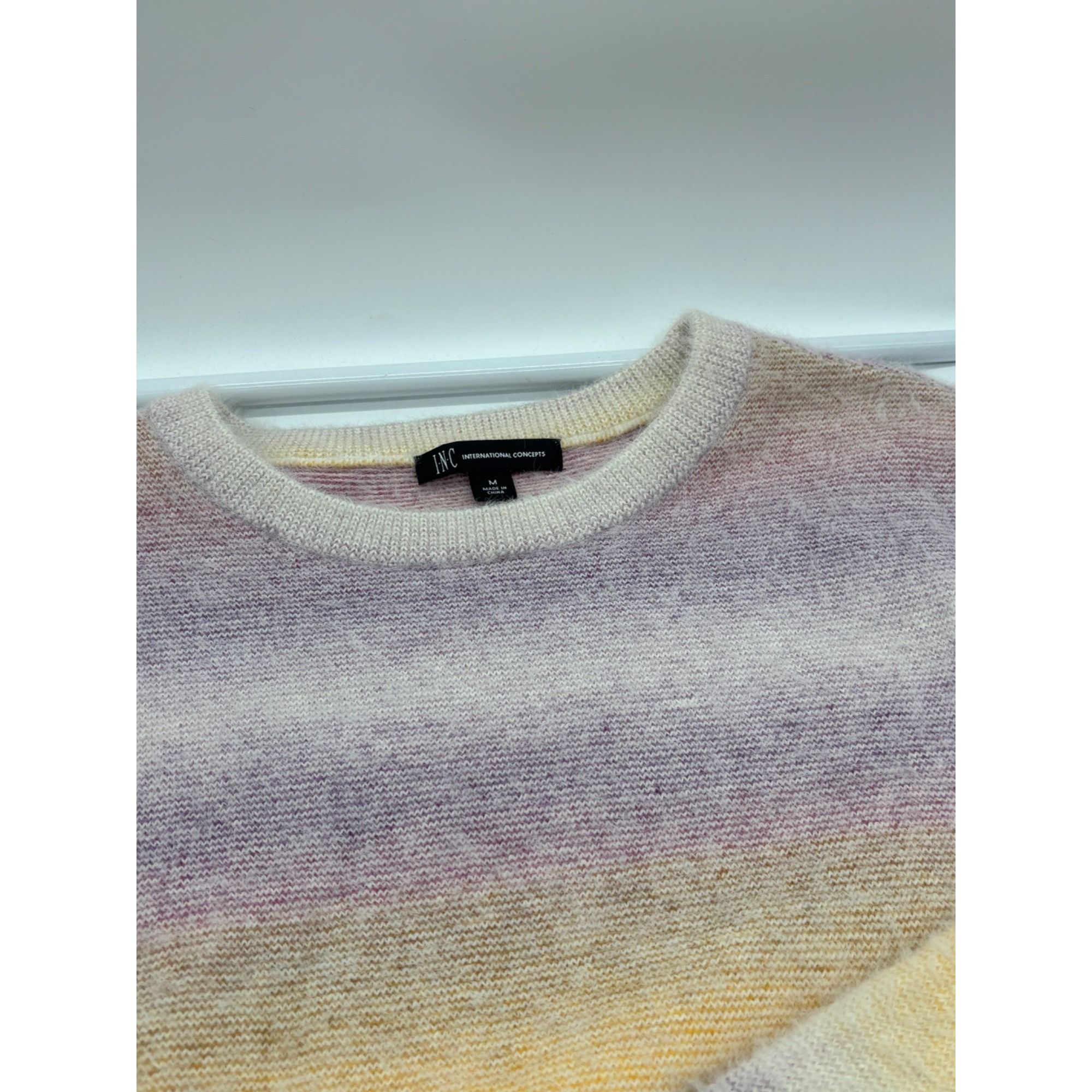 Other INC International Concepts Women’s Space Dyed Striped Crew N Size M / US 6-8 / IT 42-44 - 5 Thumbnail