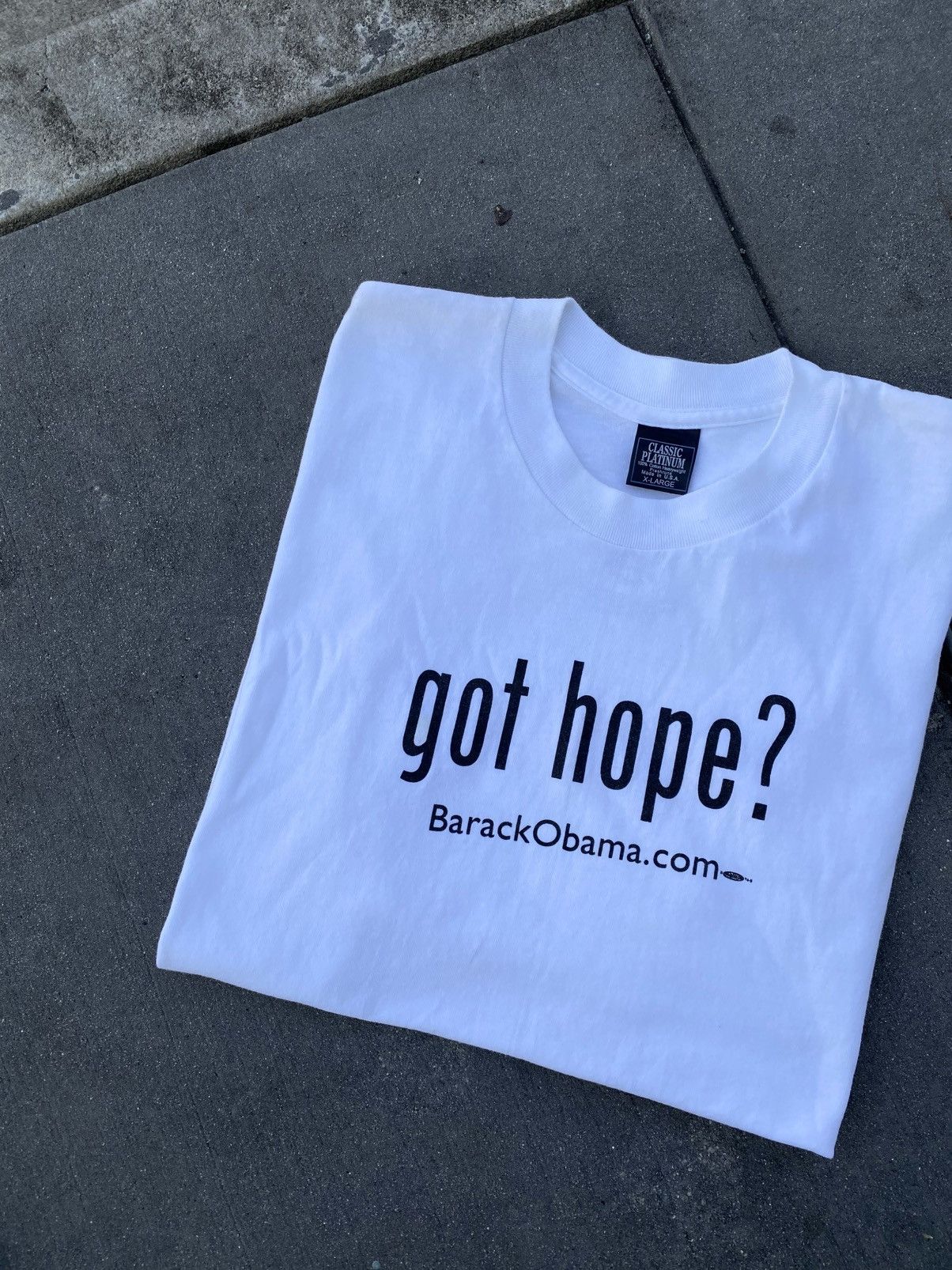 Other Vintage Got Hope? Barack Obama 2008 campaign for President Size US XL / EU 56 / 4 - 6 Thumbnail