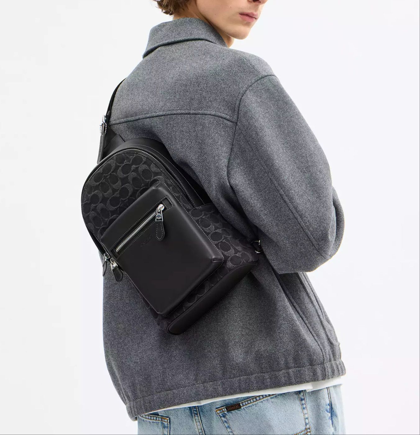 Coach West Pack In Signature Denim CDC50 Size ONE SIZE - 2 Thumbnail