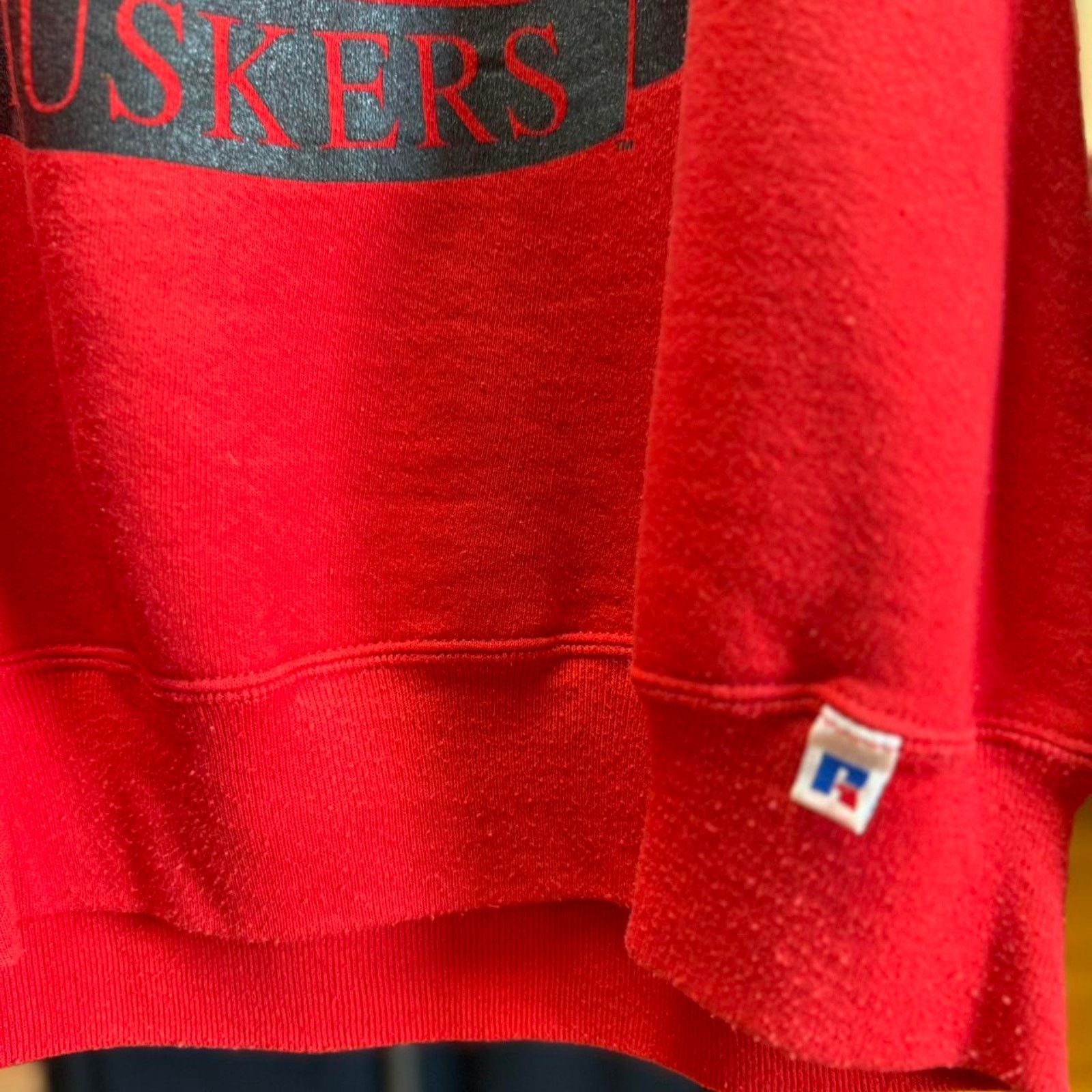 Vintage Vintage 90s Nebraska Huskers Football Russell Crewneck Size US L / EU 52-54 / 3 - 3 Thumbnail