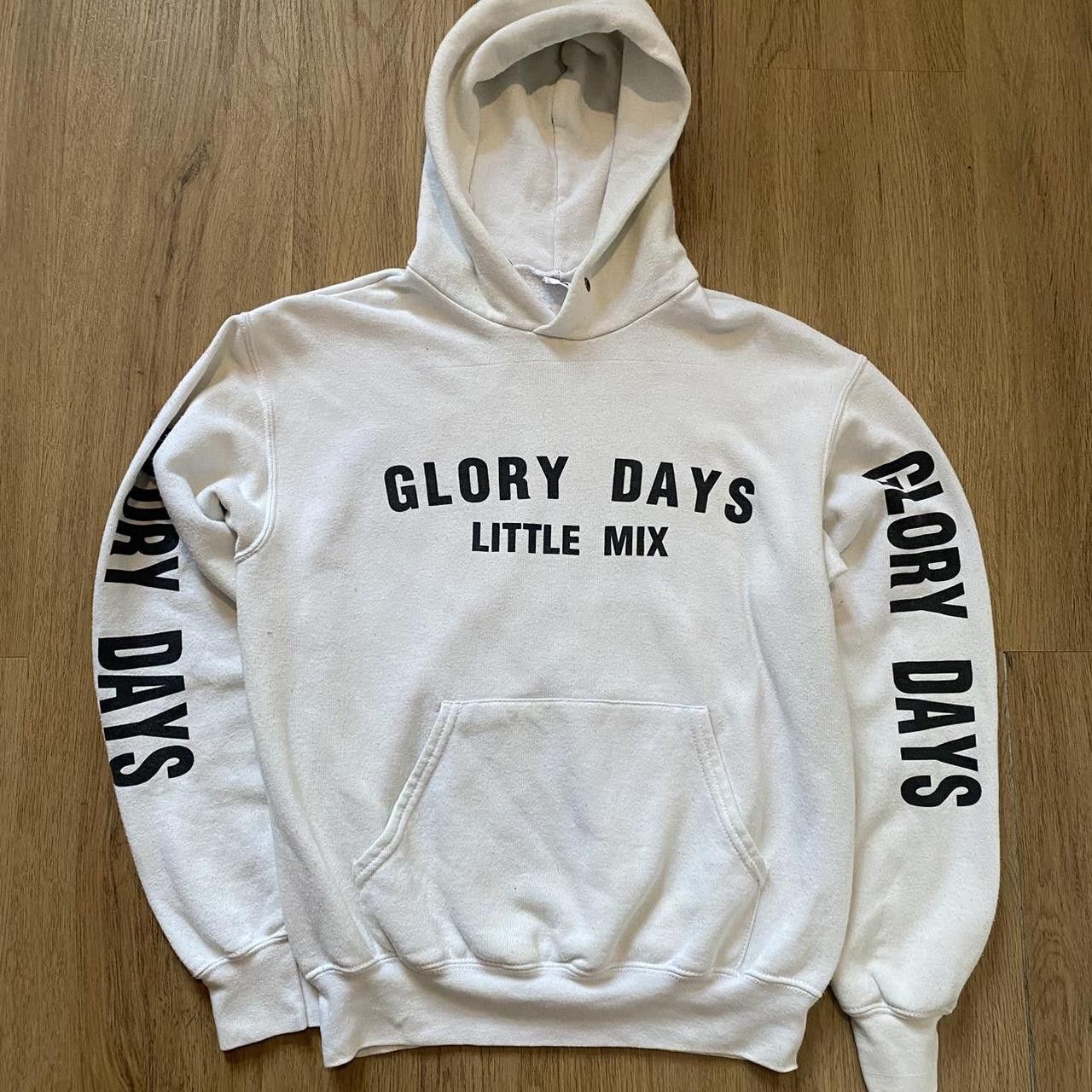 Fruit Of The Loom White and black Glory Days Boxy Little Mix hoodie Size US S / EU 44-46 / 1 - 1 Thumbnail