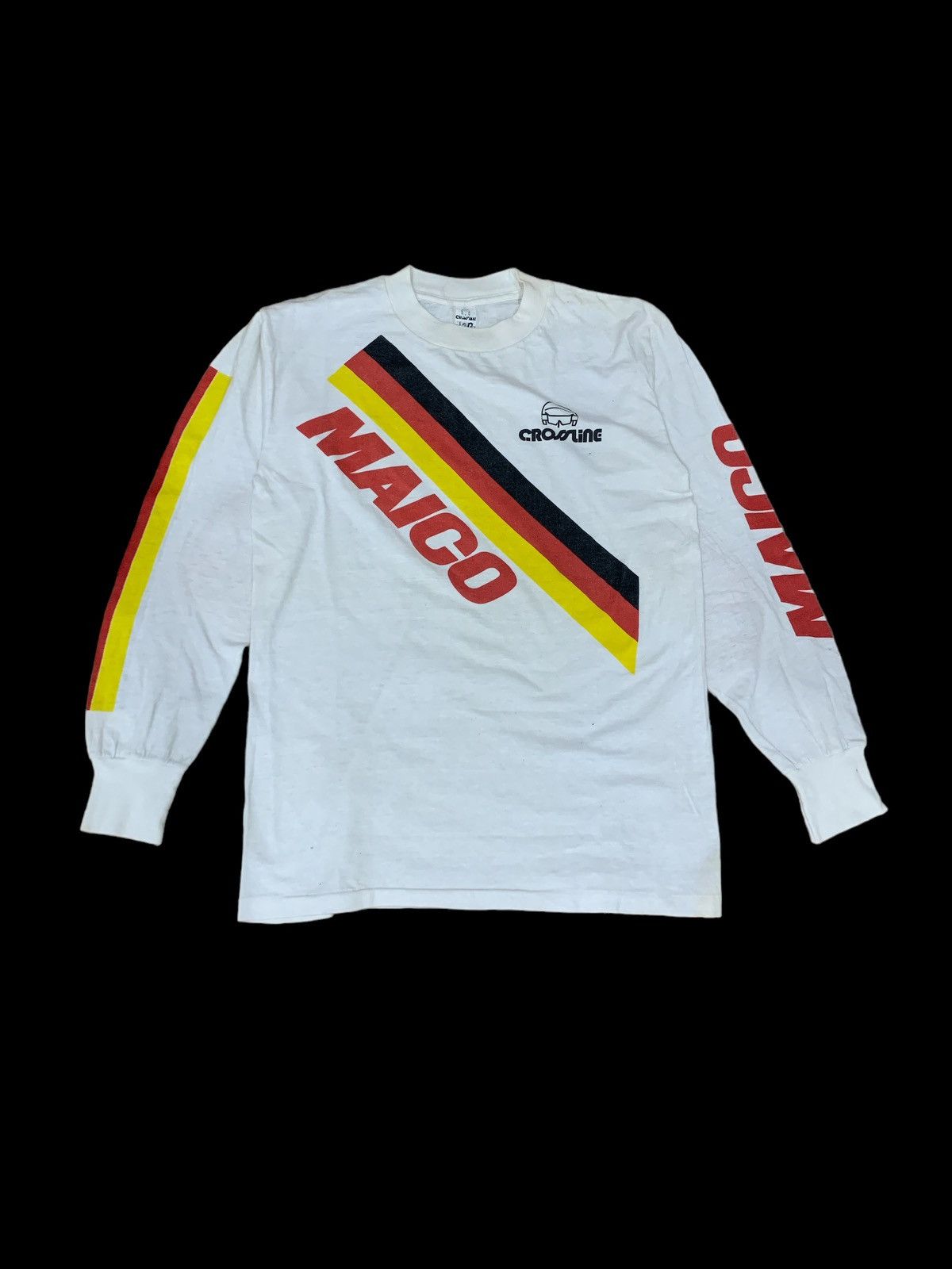 Vintage VINTAGE 80s MAICO CROSSLINE MOTORCROSS JERSEY SHIRT Size US S / EU 44-46 / 1 - 1 Thumbnail