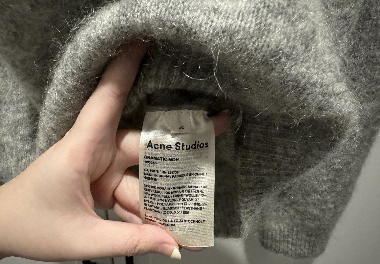 Acne Studios Acne studios Mohair crew-neck hoodie 2412-Nextarrow Size US XS / EU 42 / 0 - 4 Thumbnail