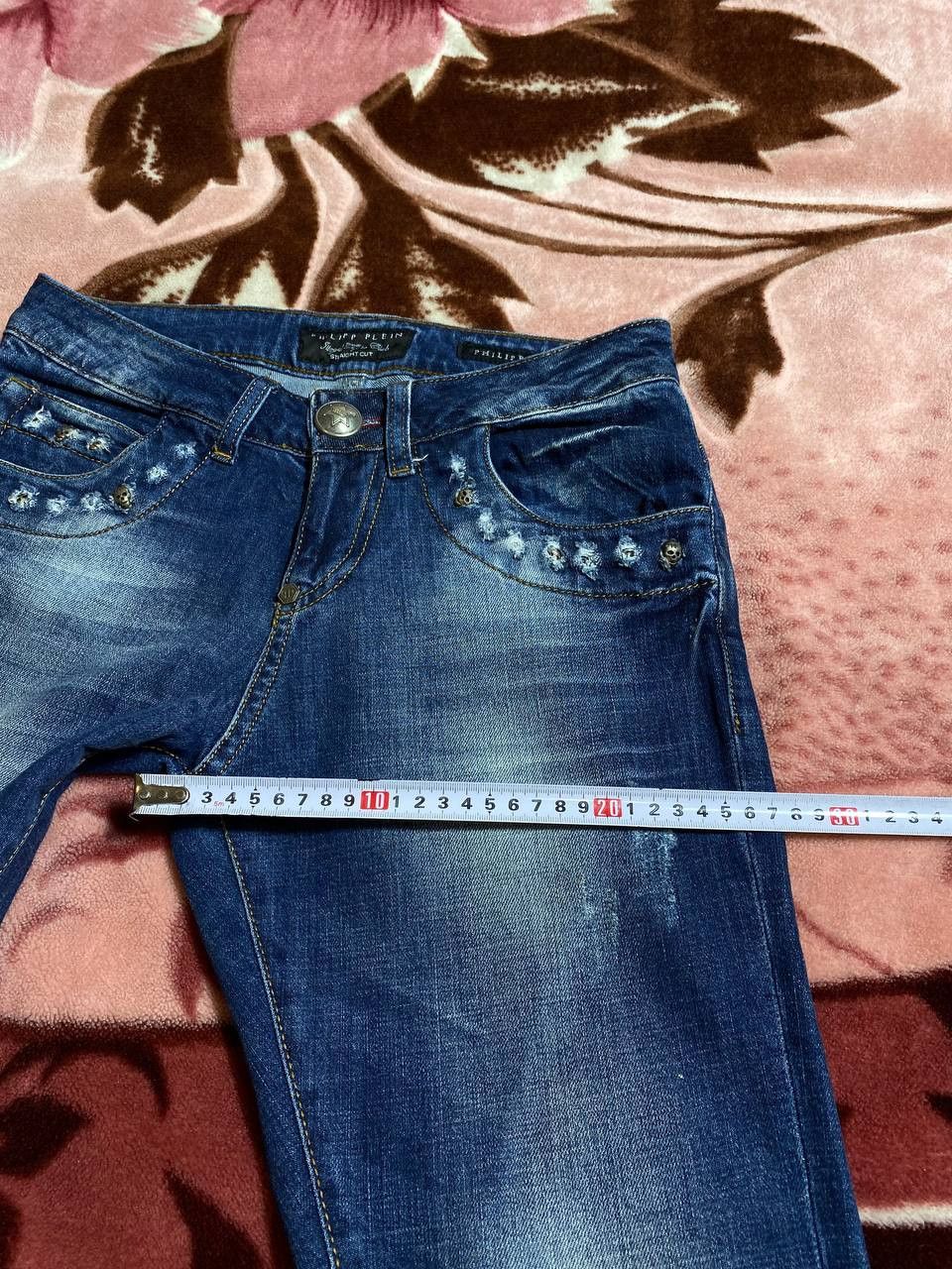 Japanese Brand × Philipp Plein Jeans Dirty Pants faded crash denim thrashed y2k distressed Size US 26 / EU 42 - 16 Thumbnail