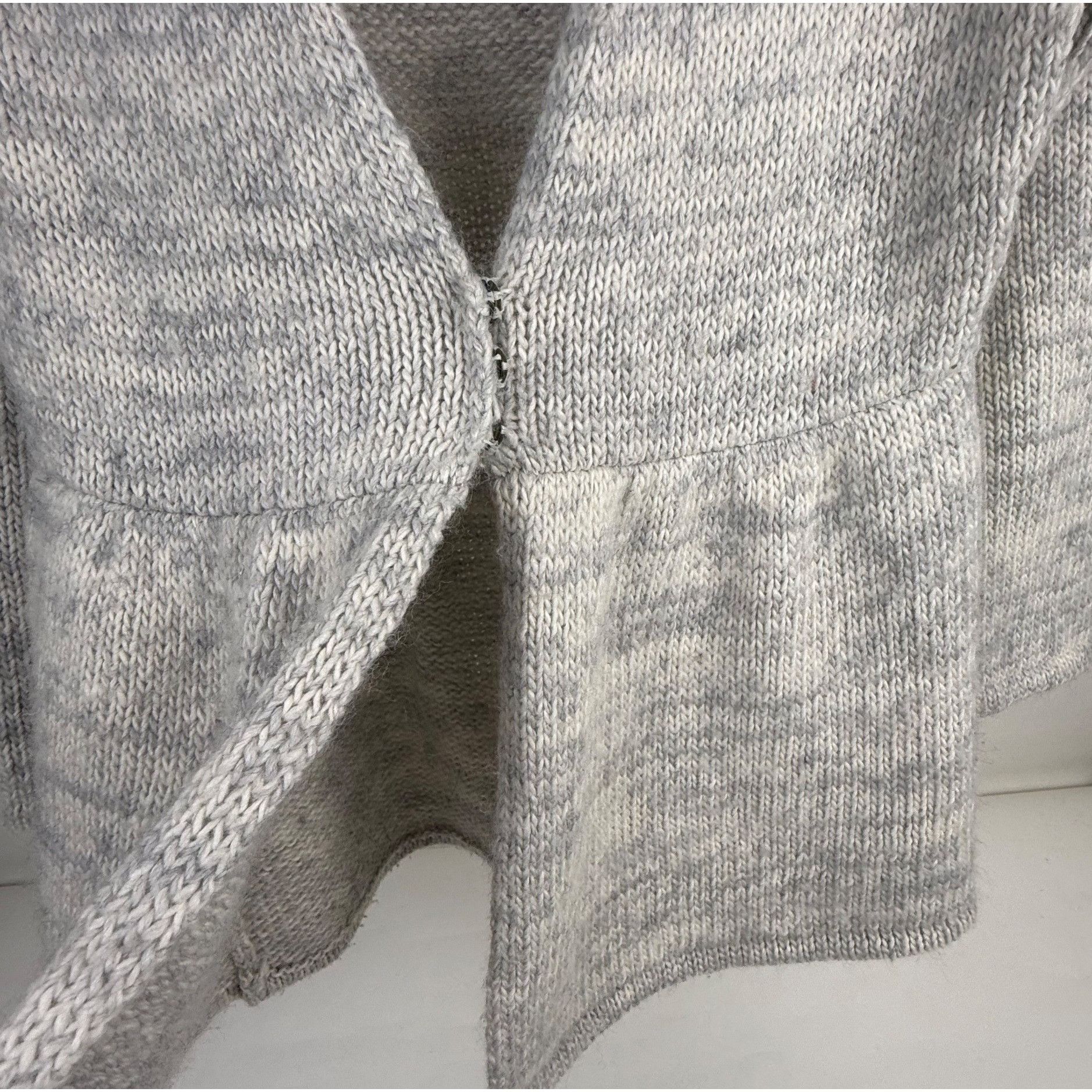 Gap Gap Women's Marled Knit Babydoll Cardigan Wool-Blend Sweater Size L / US 10 / IT 46 - 2 Thumbnail