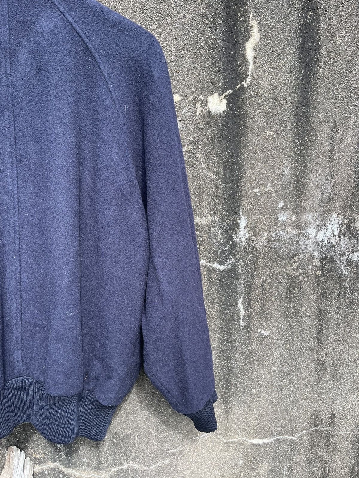 Christian Dior Monsieur Rare Vintage Christian Dior Sports Navy Wool Bomber Jacket Size US L / EU 52-54 / 3 - 18 Thumbnail