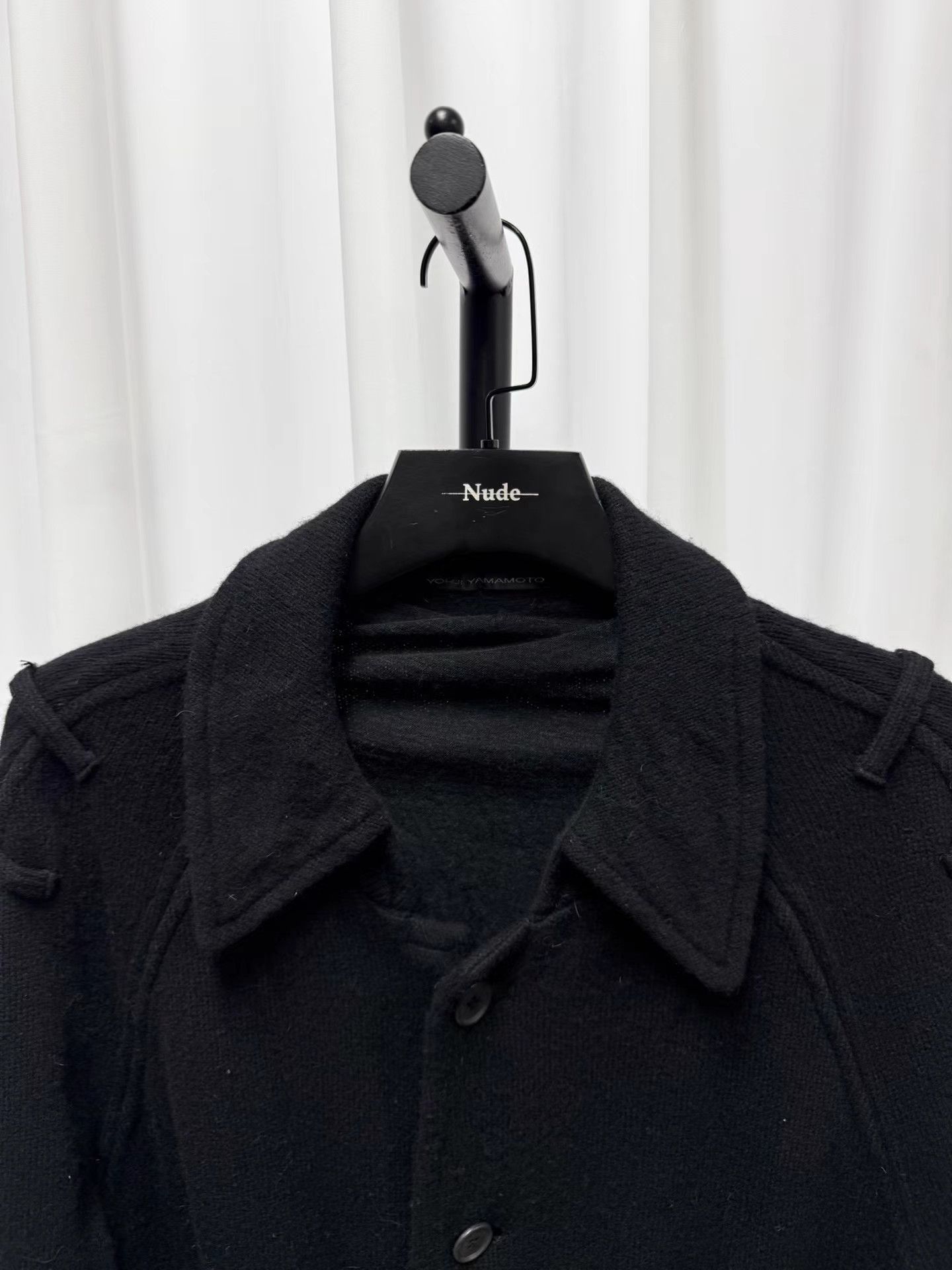 Yohji Yamamoto Yohji Yamamoto y's for men Black Long Wool Coat K20 Size US S / EU 44-46 / 1 - 4 Thumbnail