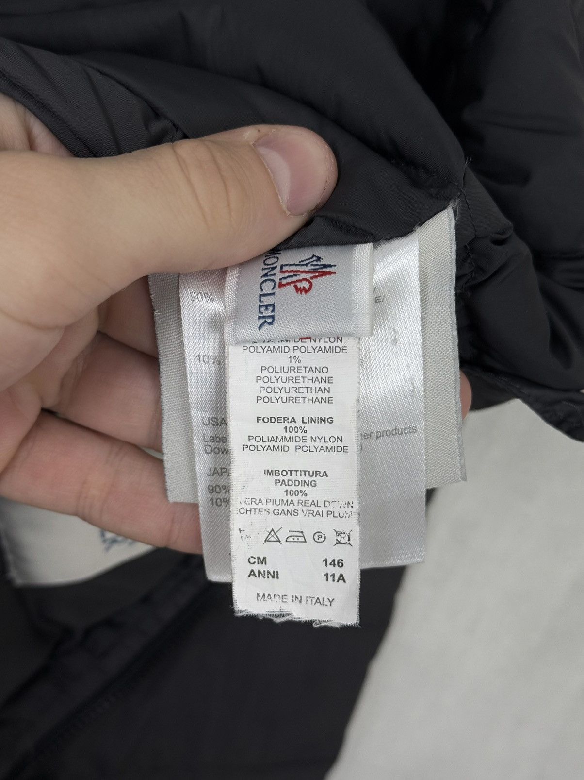 Moncler Moncler Kids Grey Down Puffer Jacket Size 11/146 Size XXS / US 00 / IT 34 - 15 Thumbnail