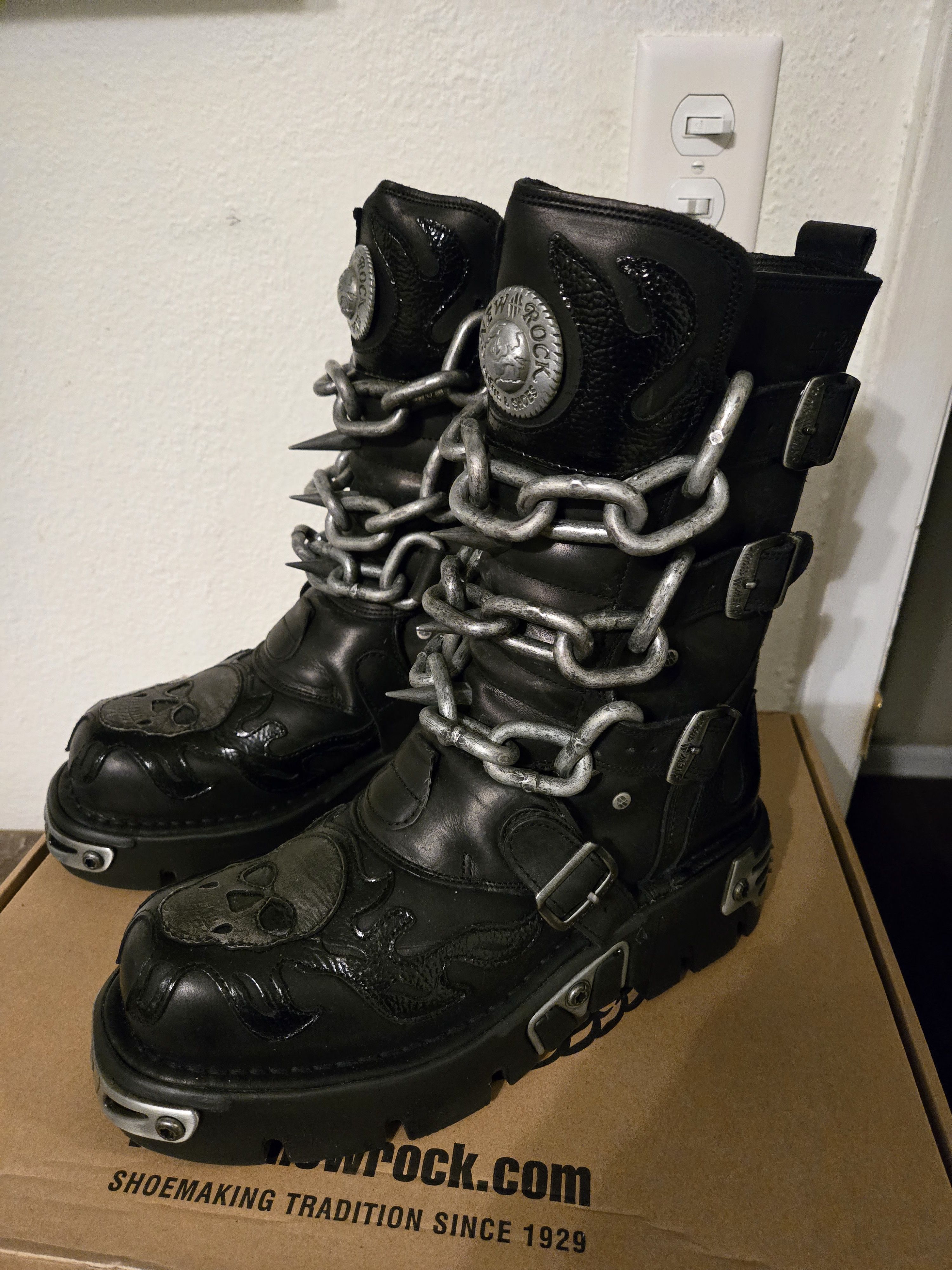 New Rock New Rock BOOT BLACK REACTOR M-727-S5 | Grailed