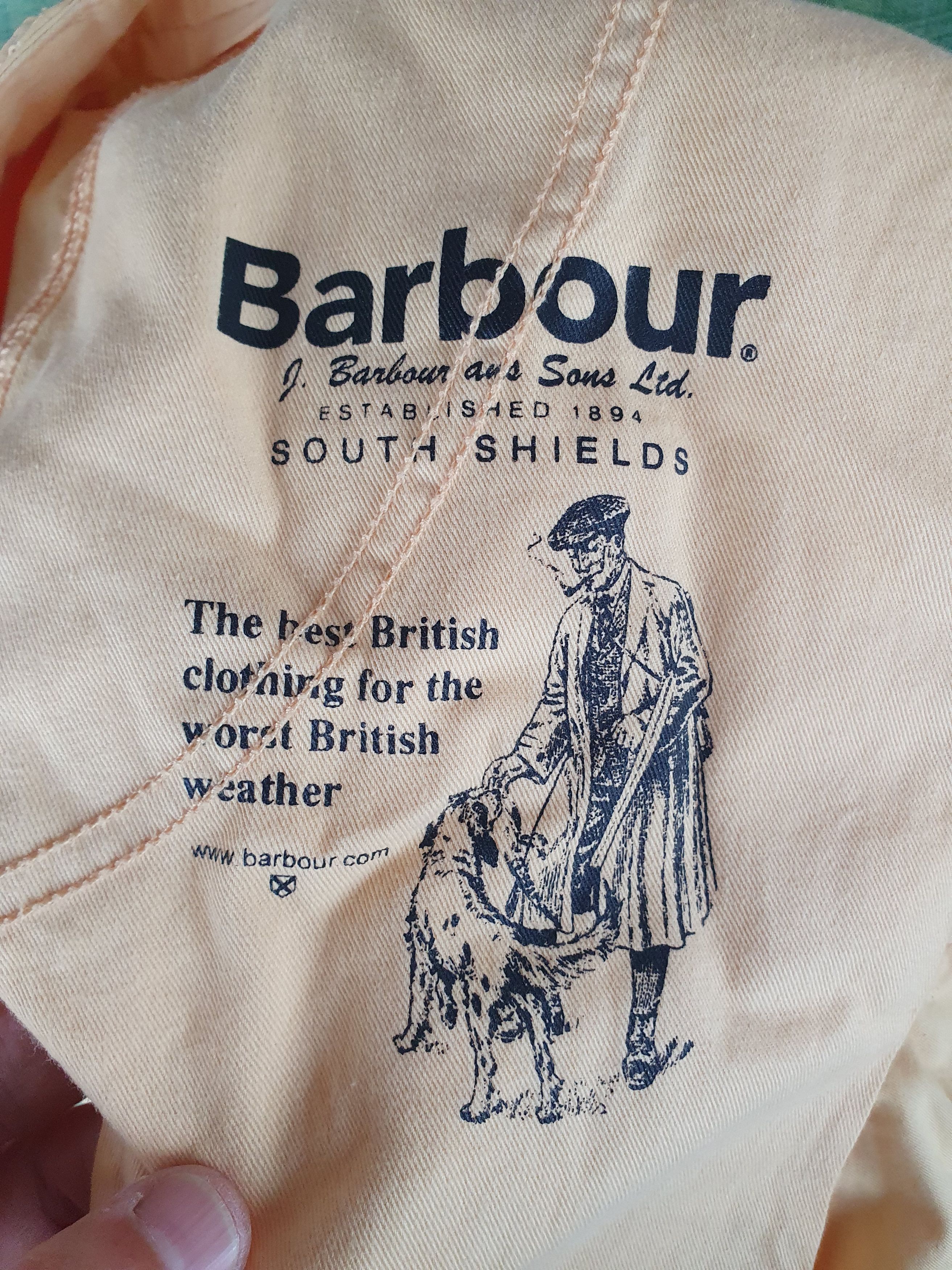 Barbour Barbour Euston Garment Dyed Yellow Pants sz 34/34 Size US 34 / EU 50 - 8 Thumbnail