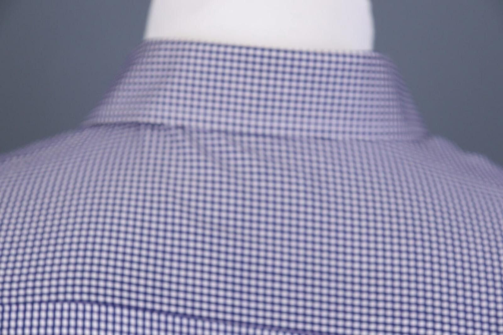 Eton Eton Slim Fit Blue Check Long Sleeve Shirt Size 40 / 15 Size US M / EU 48-50 / 2 - 11 Thumbnail