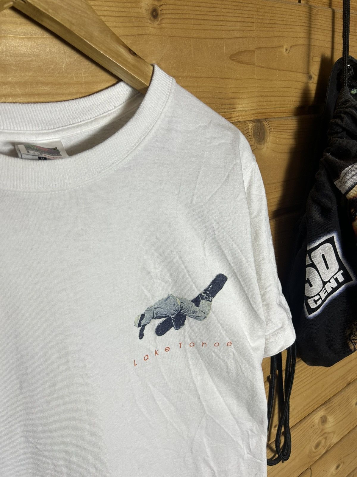 Vintage Vintage 2000 Huge Lake Tahoe snowboarding t shirt Size US M / EU 48-50 / 2 - 3 Thumbnail