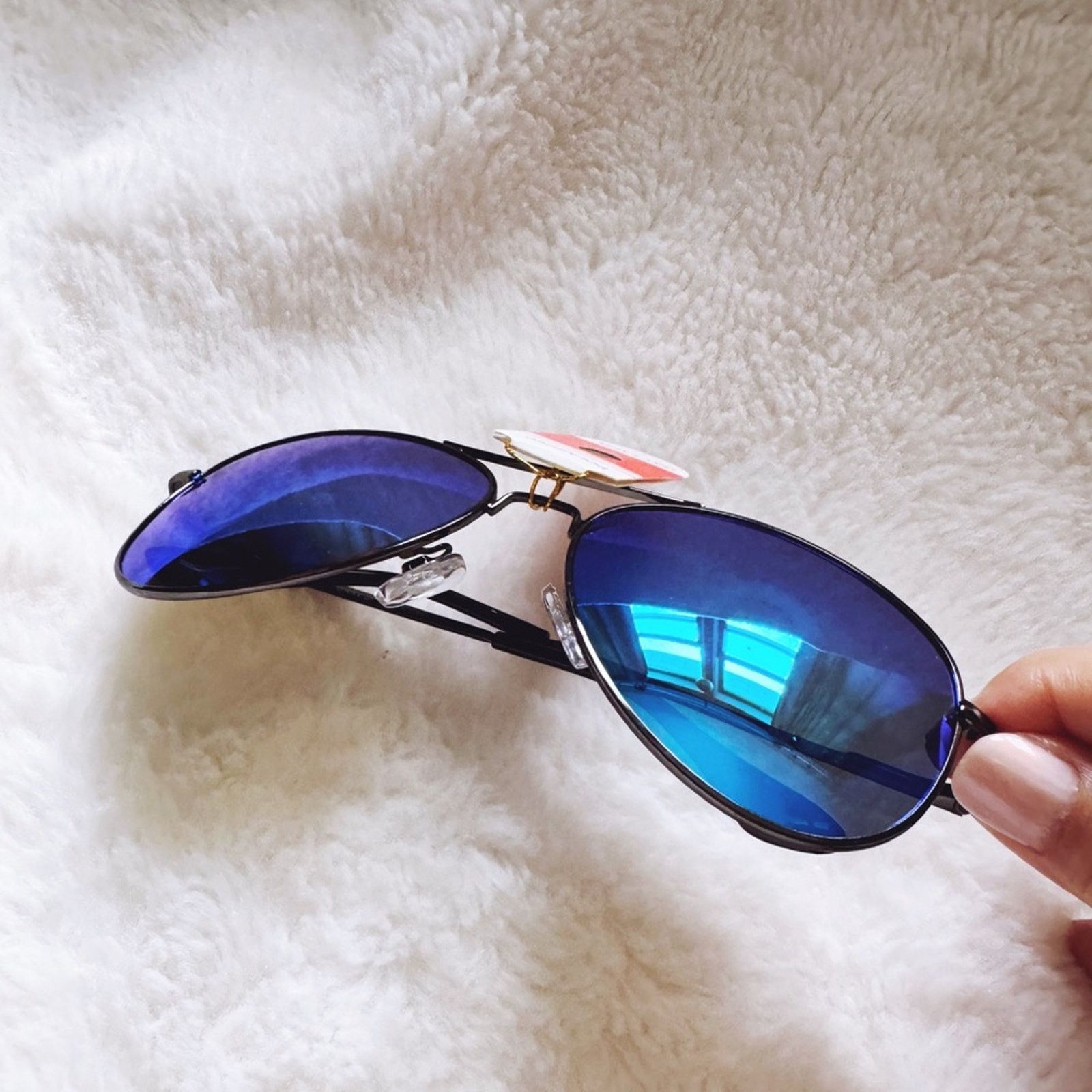 Other Zane Black w/ Blue Lense Polarized Mirrored Sunglasses Size ONE SIZE - 3 Thumbnail