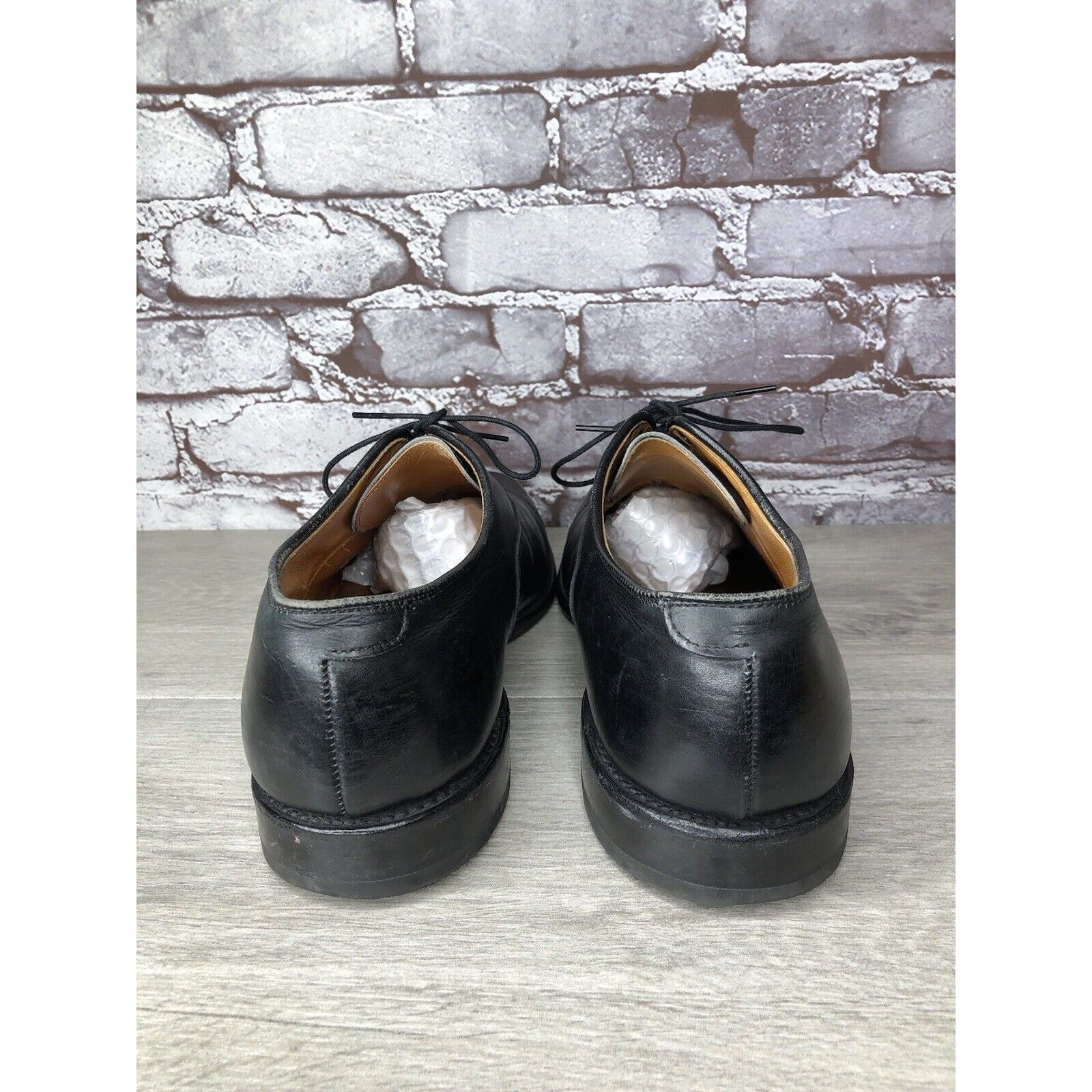 Allen Edmonds Allen Edmonds Dryden Black Leather Cap Toe Oxfords Brogue Sh Size US 10 / EU 43 - 4 Thumbnail