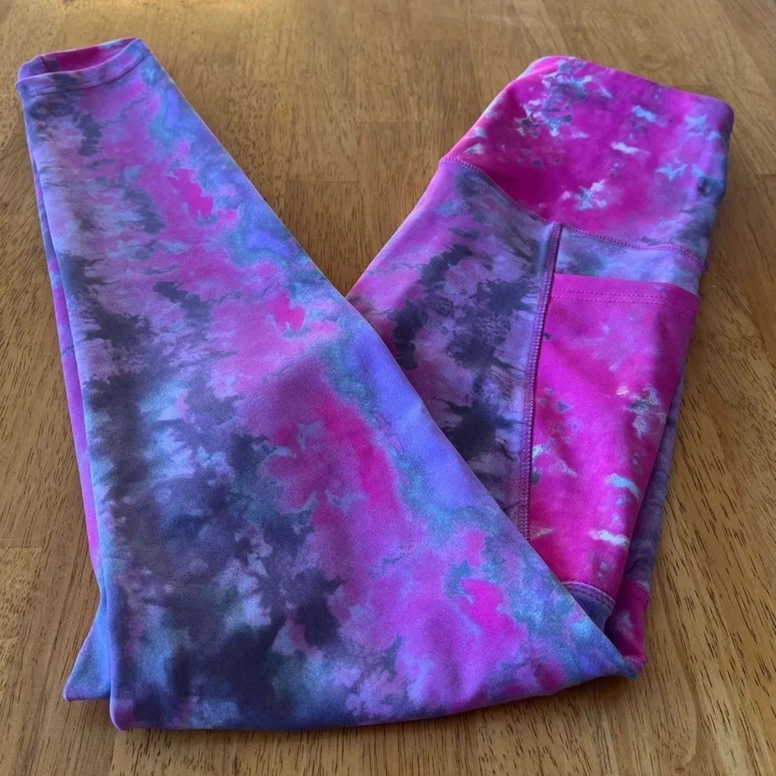 Nicole Miller Nicole Miller Harbor tie dyed high rise leggings, Size med Size 30" / US 8 / IT 44 - 1 Thumbnail