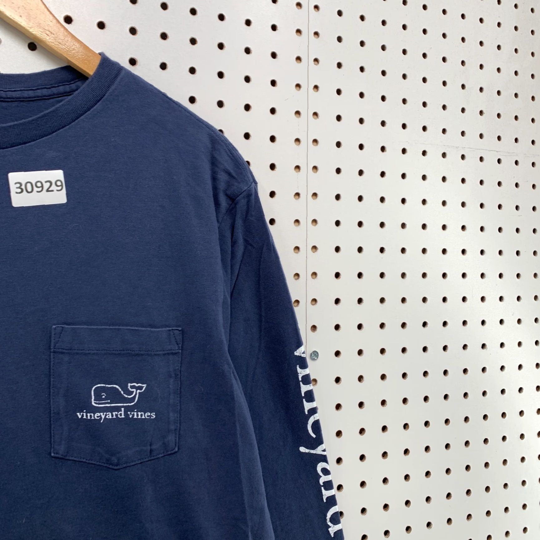 Vineyard Vines VINTAGE Vineyard Vines Whale Pocket Shirt Adult Small Navy Blue Long Sleeve Preppy Mens Size US S / EU 44-46 / 1 - 7 Thumbnail
