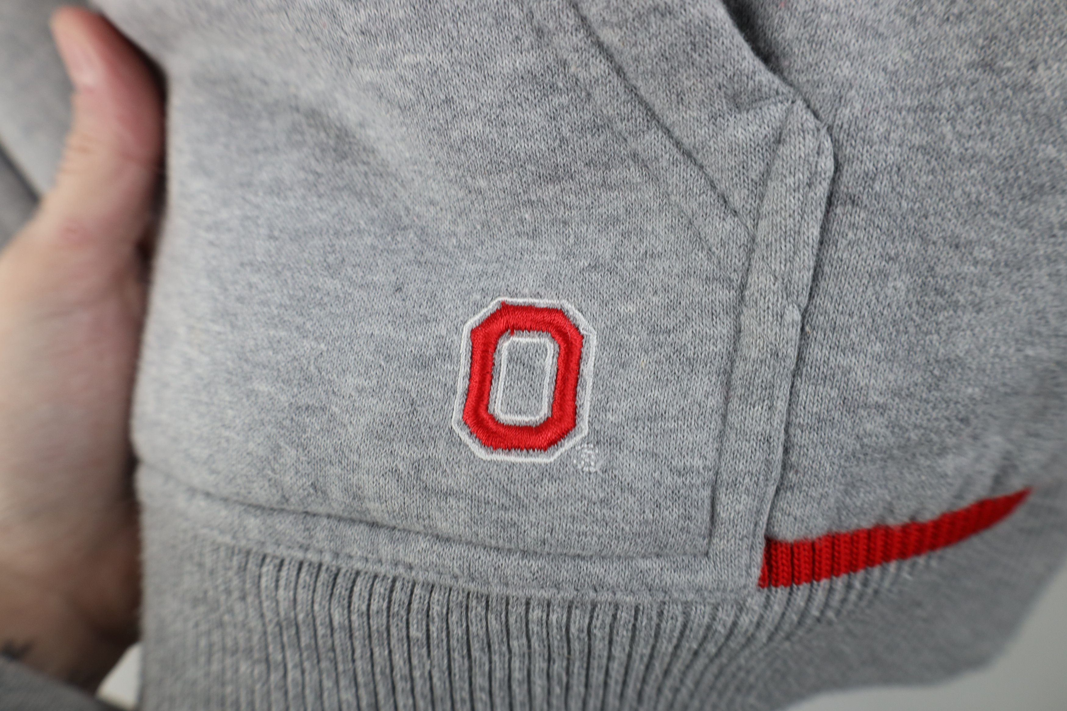 Nike Vintage Nike Scott Mini Swoosh Ohio State University Hoodie Size L / US 10 / IT 46 - 8 Thumbnail