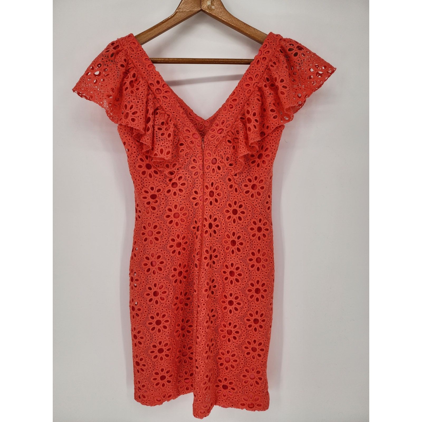 Trina Turk trina Trina Turk Neriah Coral Lace Mini Dress Women's Size 2 Size XS / US 0-2 / IT 36-38 - 5 Thumbnail
