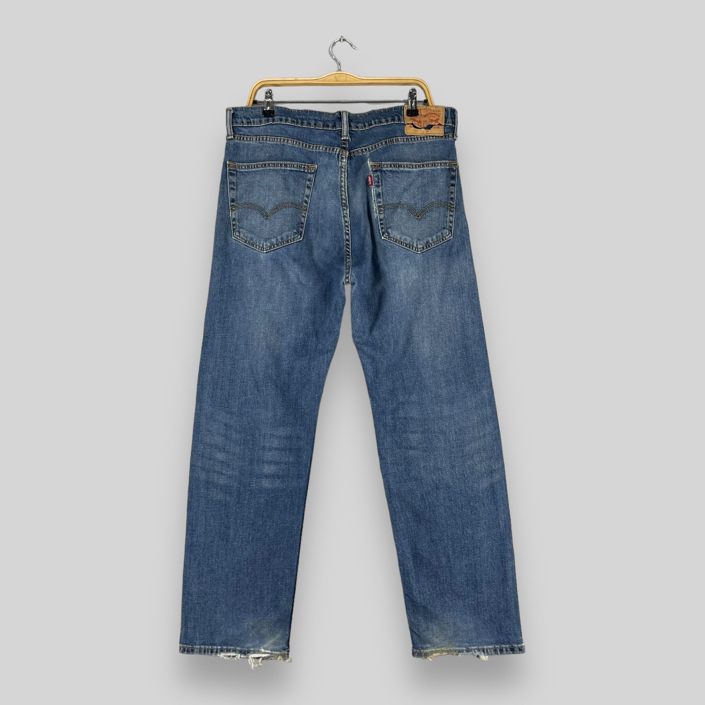 Levi's × Vintage Size 36 Vintage Levis 505 Distressed Reinforced Jeans Size US 36 / EU 52 - 8 Thumbnail