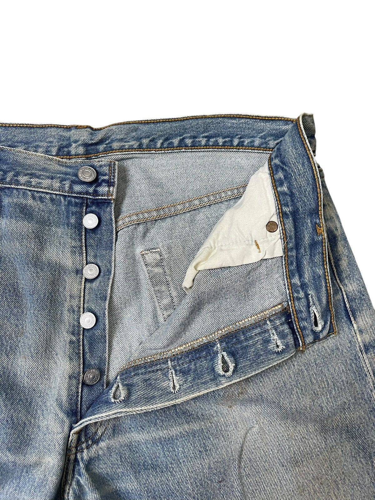 Levi's Vintage Levi’s 501 Jeans Faded Distressed Streetwear Size US 36 / EU 52 - 6 Thumbnail