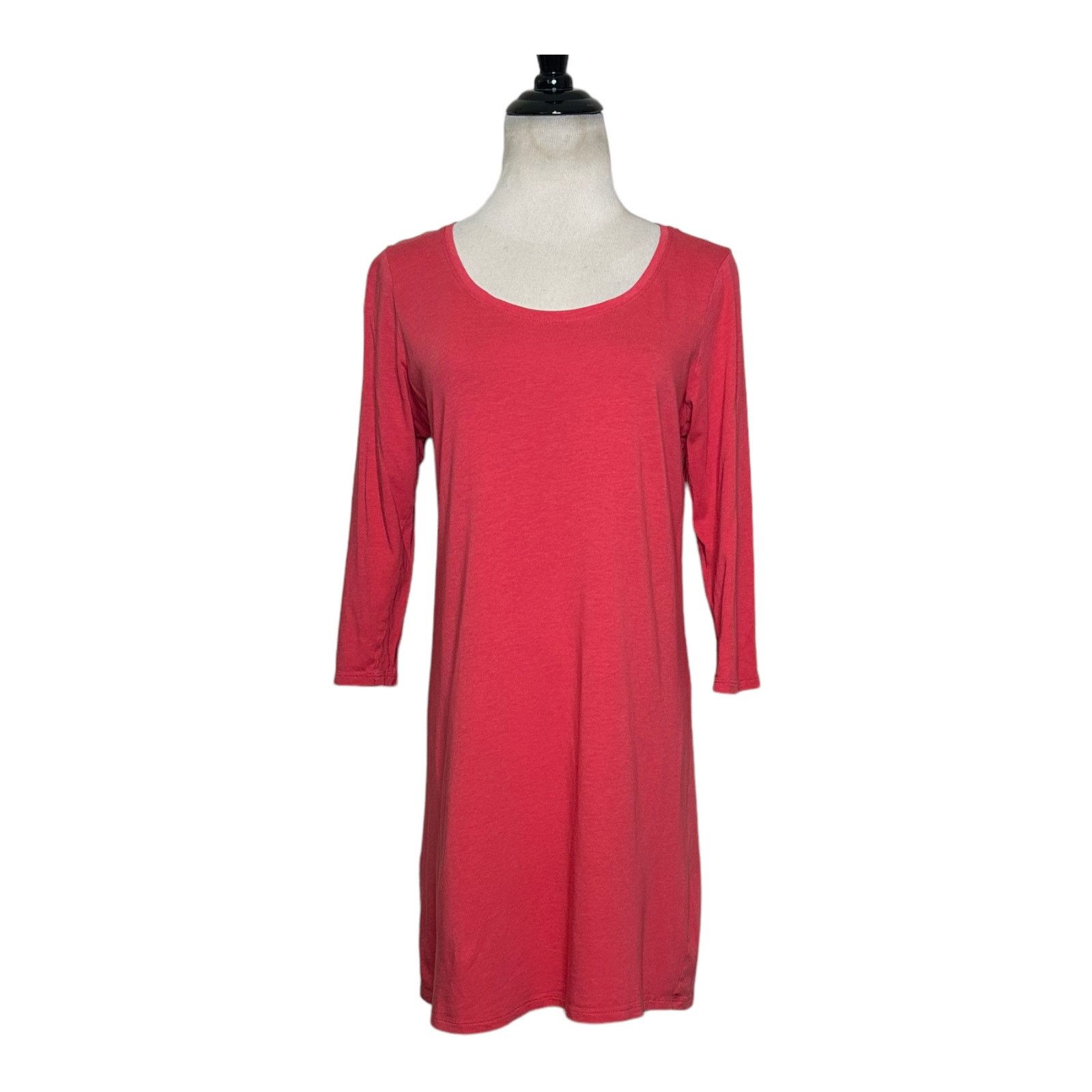 J. Jill PureJill reddish pink 3/4 sleeves tunic top size small Tall Size S / US 4 / IT 40 - 1 Thumbnail