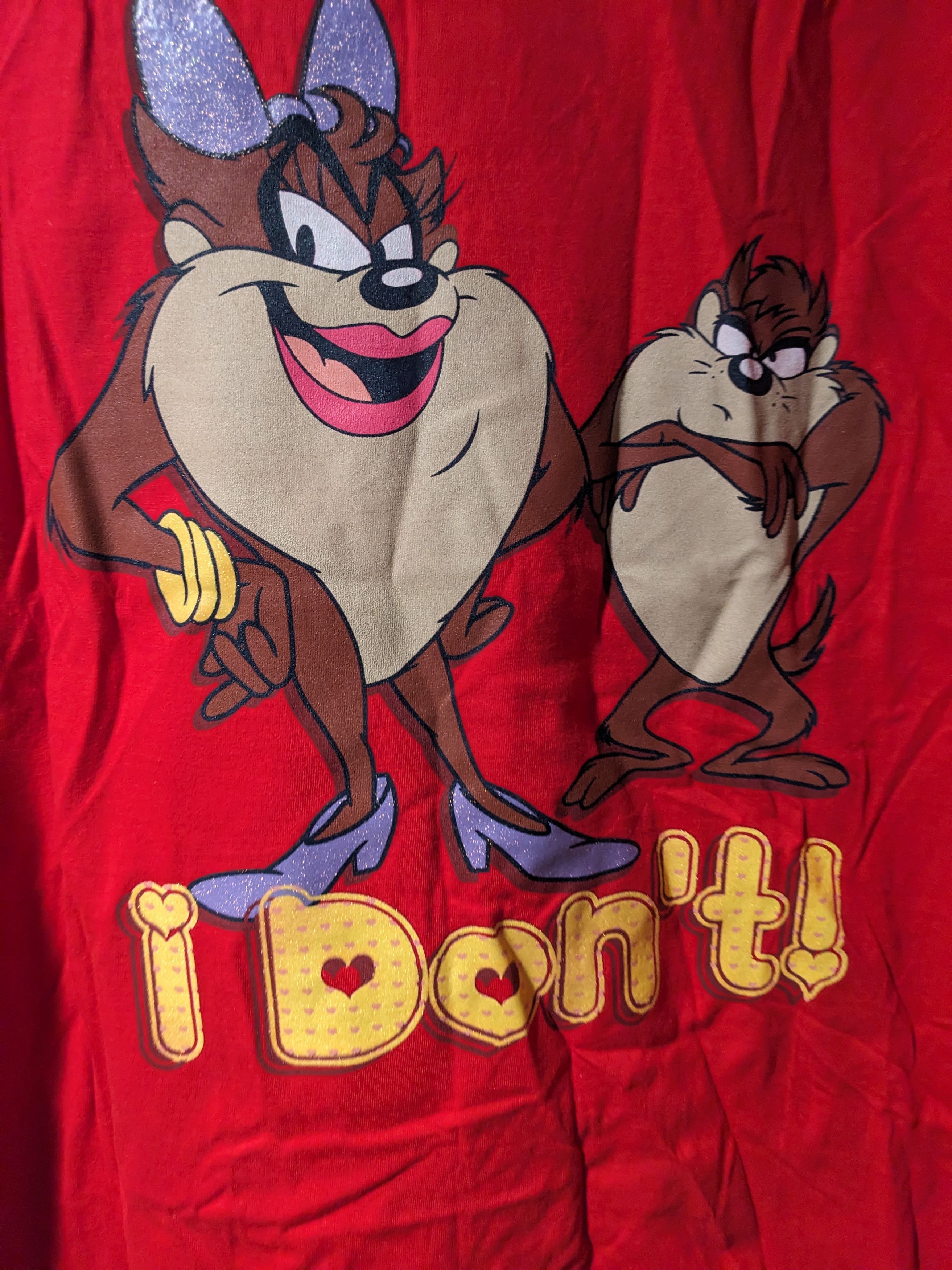 Cartoon Network × Vintage Vintage 2003 Looney Tunes Taz Love Heart XX-Large T-Shirt Size US XXL / EU 58 / 5 - 6 Thumbnail