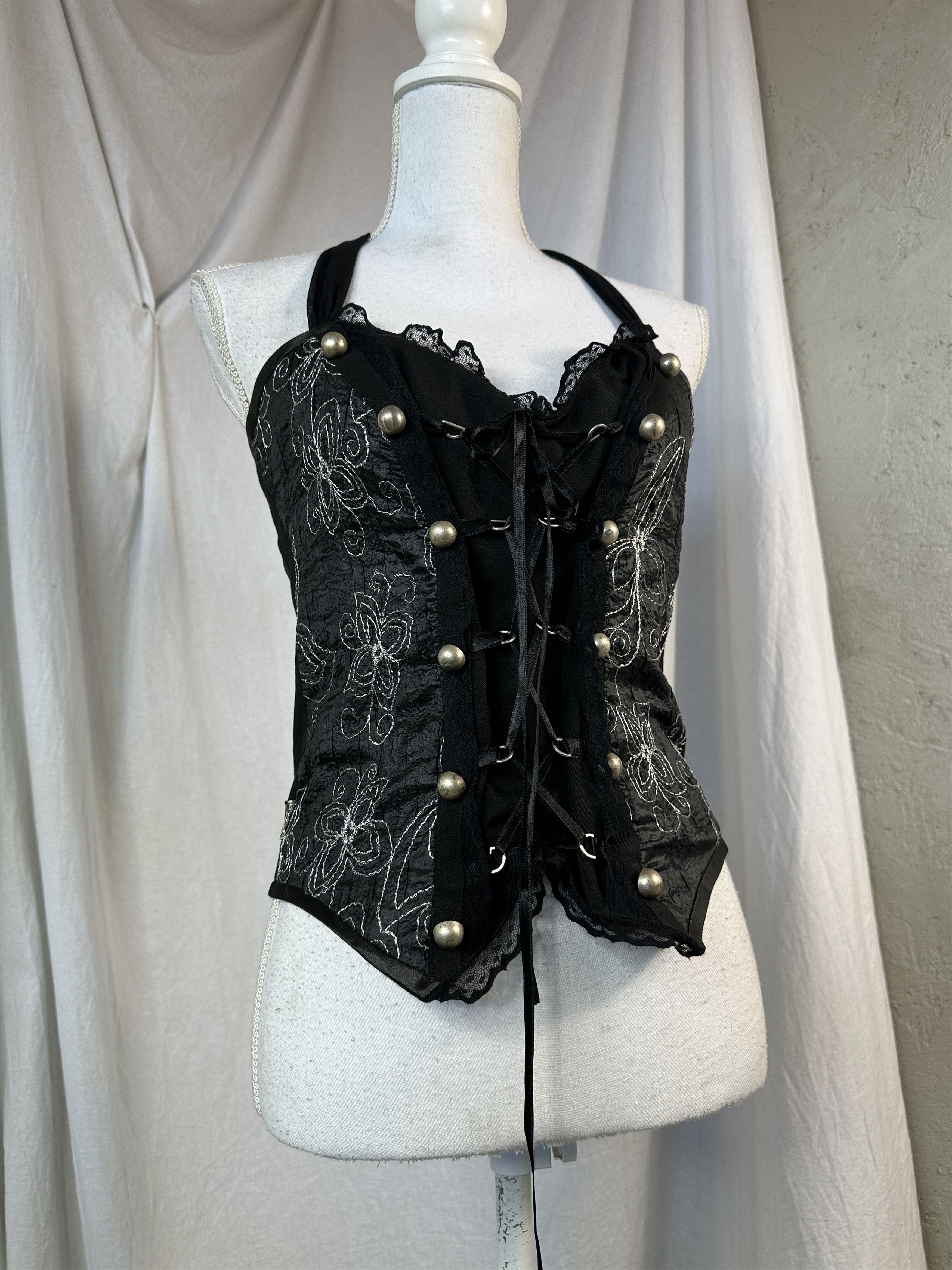 Vintage Vintage 00s Corset Top Size M / US 6-8 / IT 42-44 - 1 Thumbnail