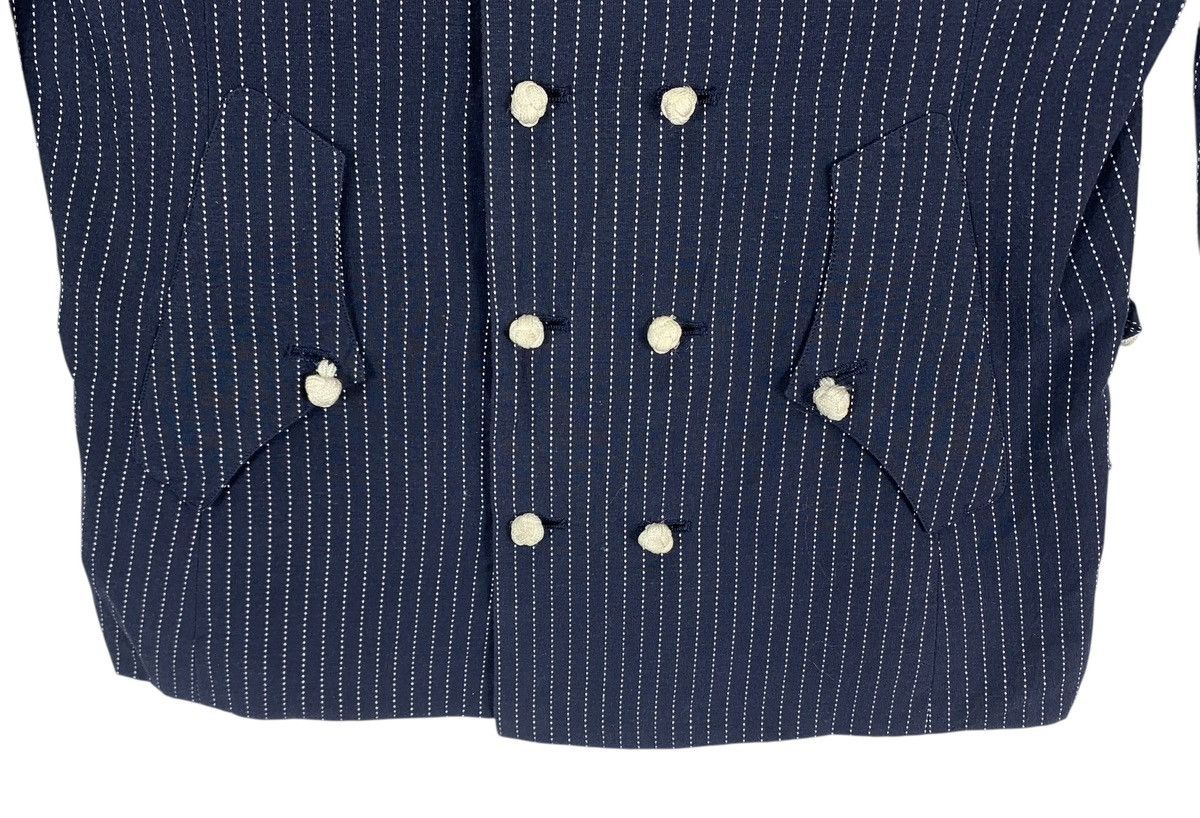 Kansai Yamamoto Kansai Yamamoto Japan Striped Indigo Women Jacket Wabash Size S / US 4 / IT 40 - 5 Thumbnail
