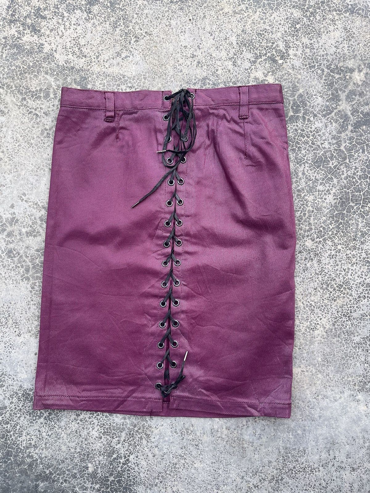 Hysteric Glamour Hysteric Glamour Dark Pink Rope Detailed Skirt Size 28" / US 6 / IT 42 - 1 Thumbnail