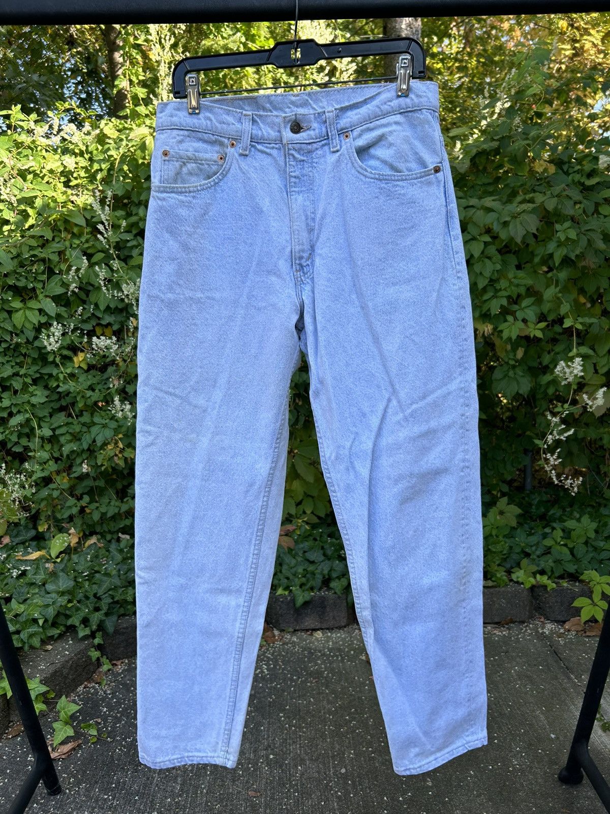 Levi's × Vintage Vintage Levis 550 Faded Light Wash Made In USA RARE Size US 30 / EU 46 - 5 Thumbnail